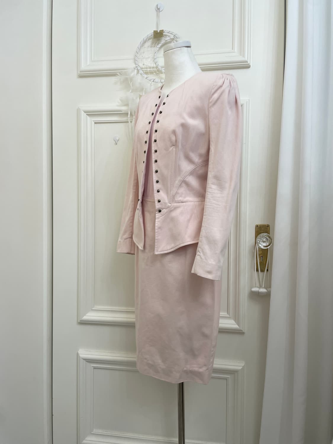 GIVENCHY PARIS pink cotton jacket&midi s 상품이미지2