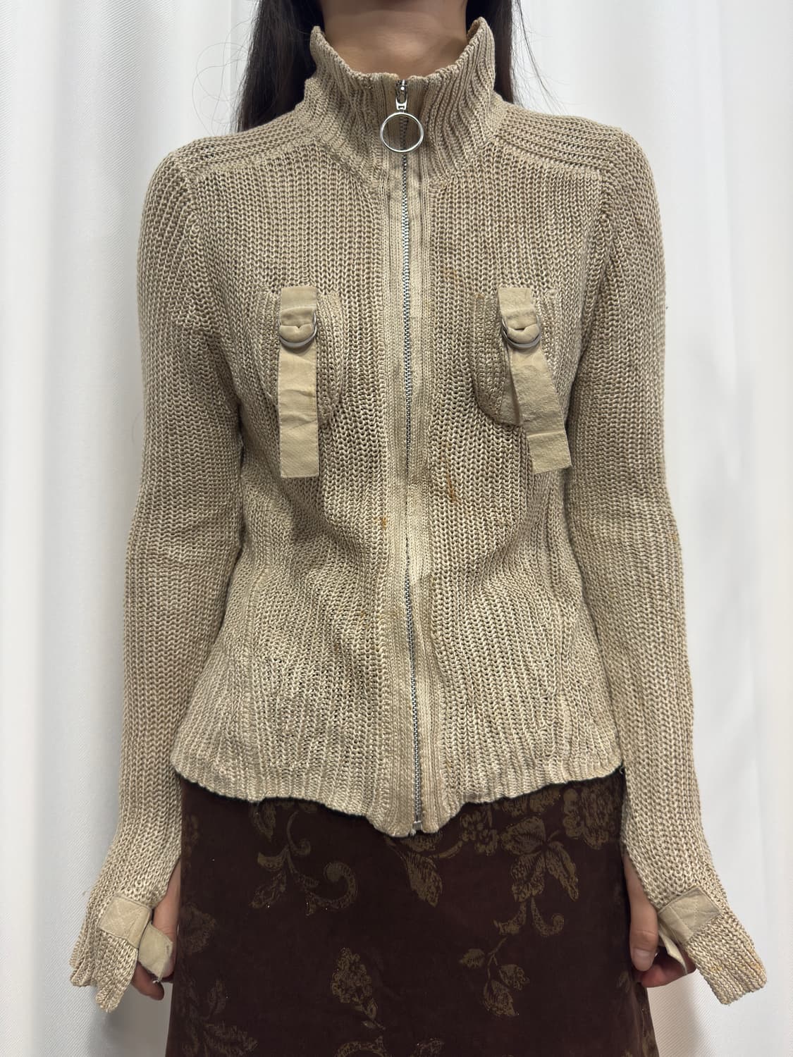 coomb pocket knit zipup 상품이미지1