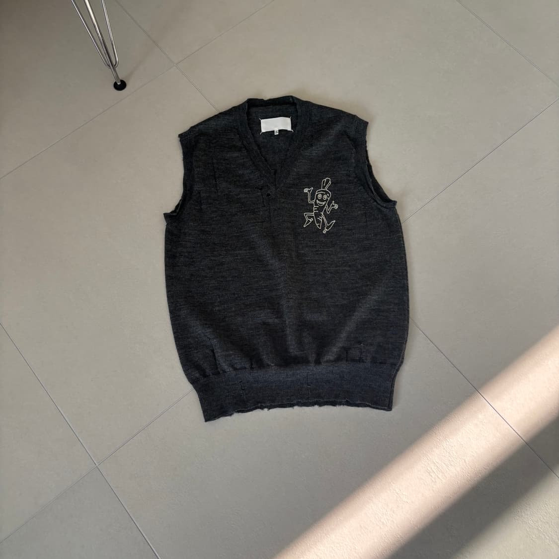 마르지엘라 블랭크탭 니트 베스트 상품이미지1