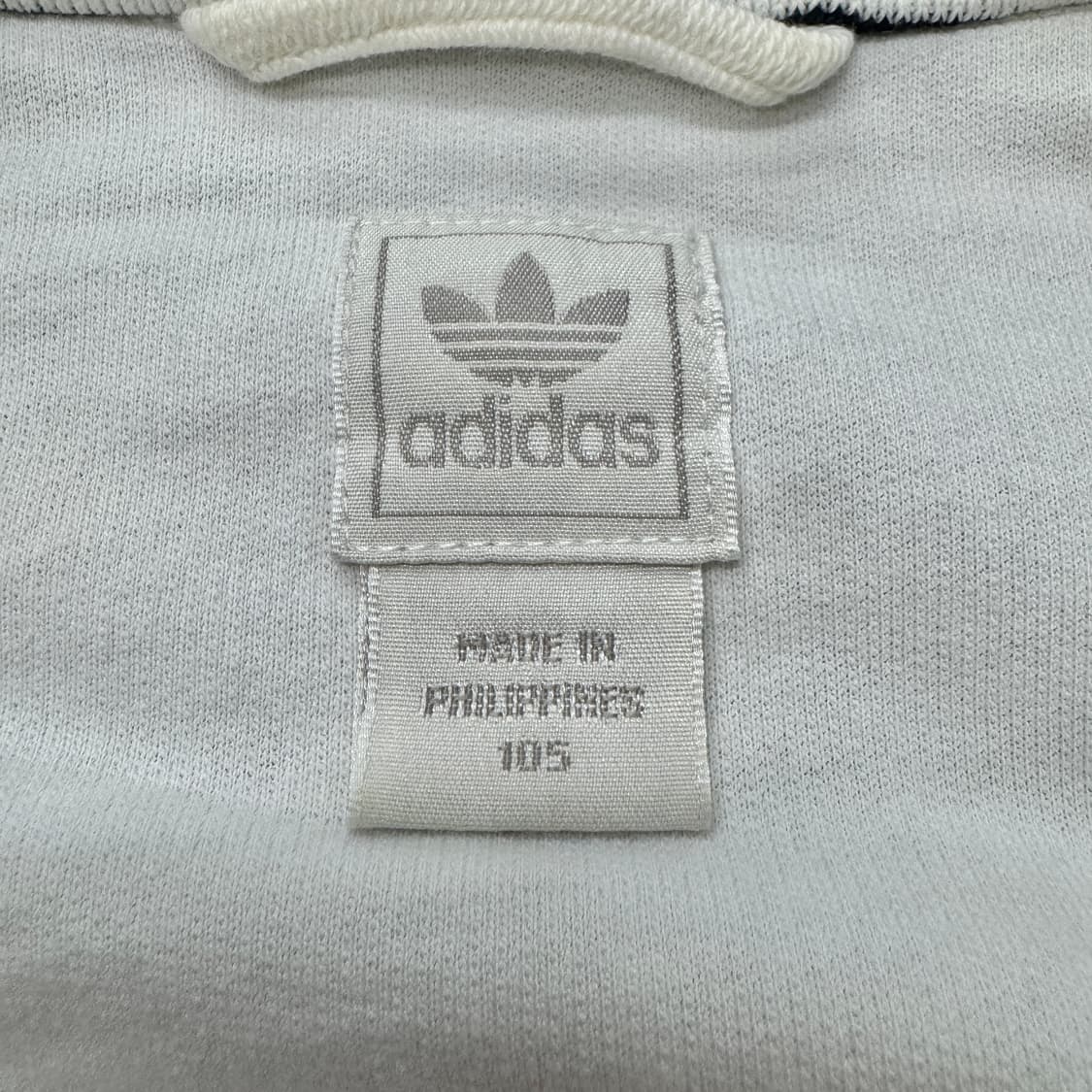 아디다스 파이어버드 화이트 코튼 집업 져지 상품이미지6