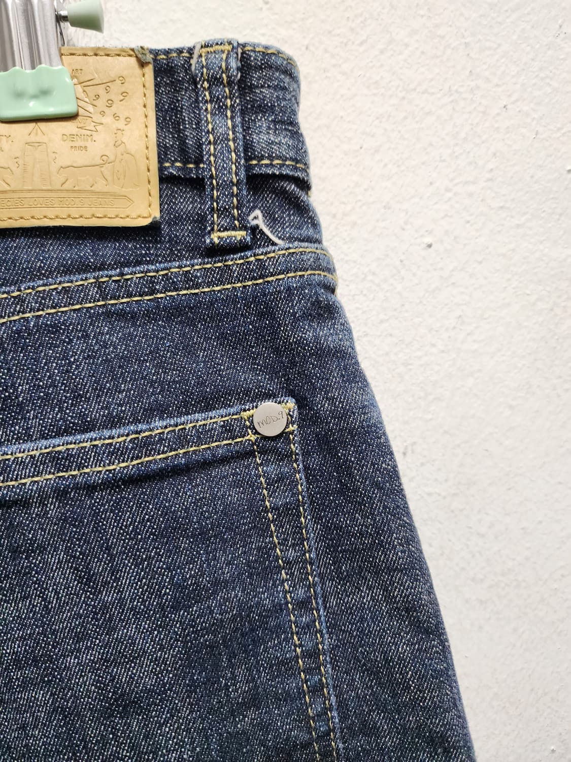 mod.9 모드나인 진청 바지 상품이미지3