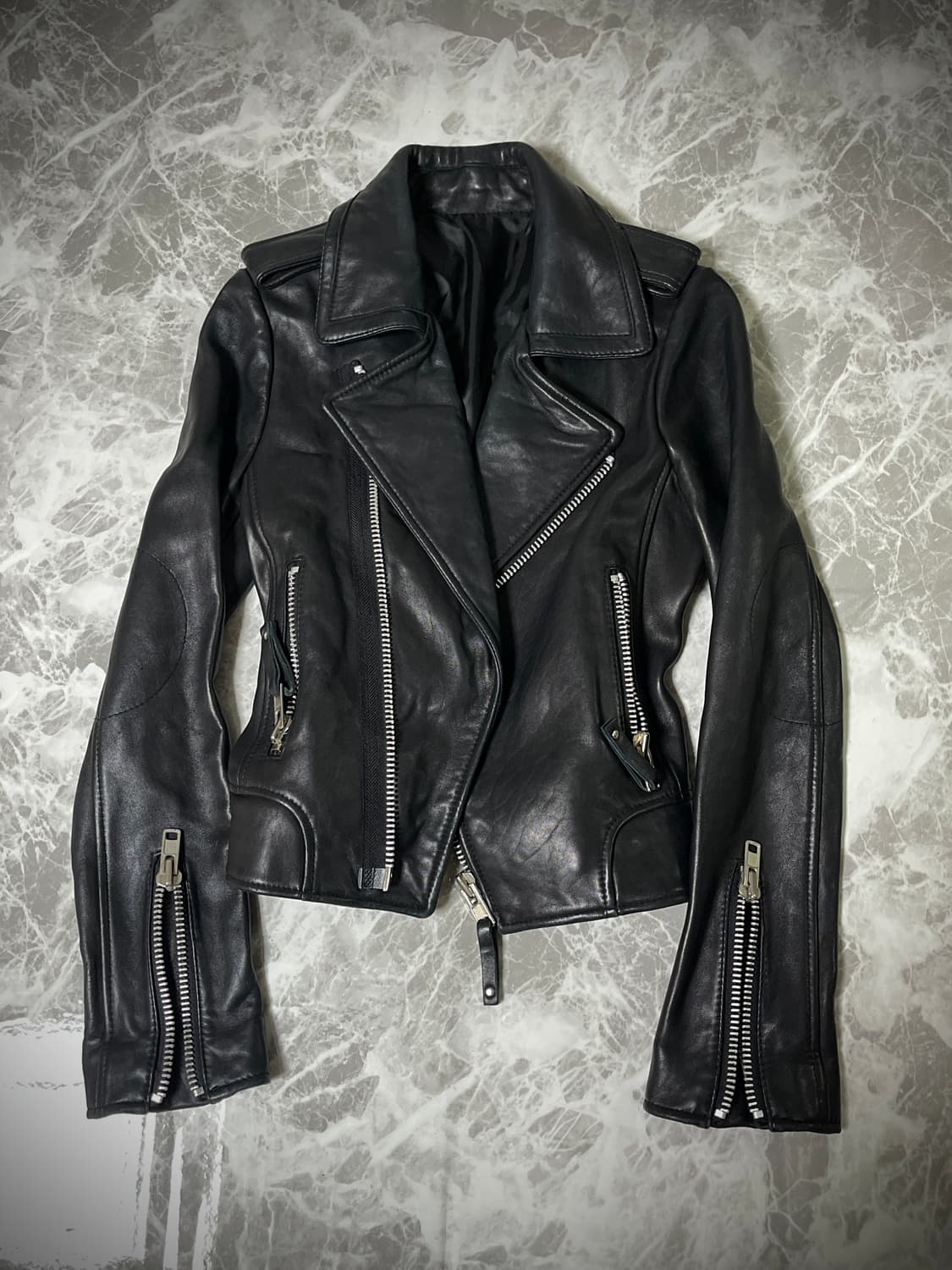 leather rider jacket 상품이미지1