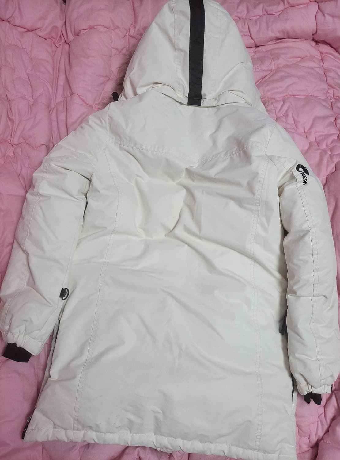 급처상태양호!네파 알라스카 유틸리티다운오리털 전지현 패딩 스톤아일랜드느낌 상품이미지4