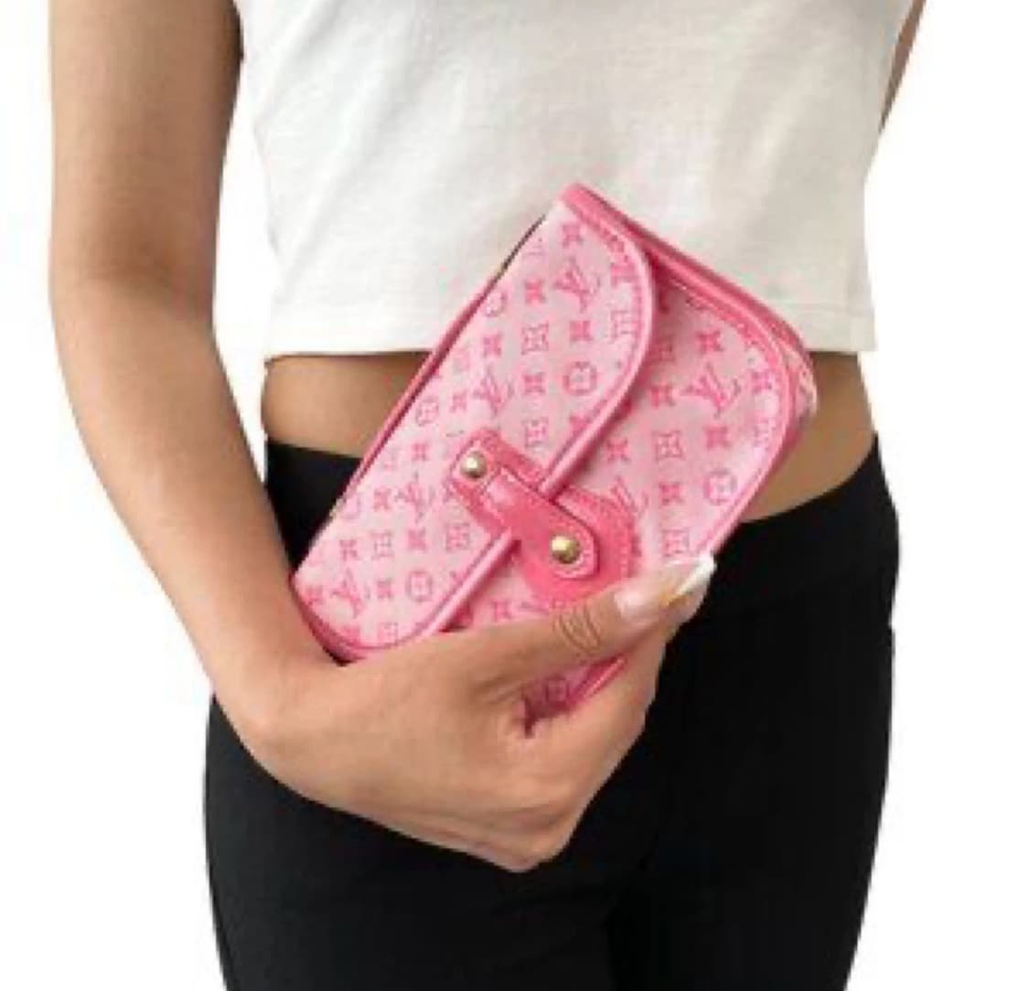 루이비통 모노그램 핑크색 빈티지 핑크 카메라백 미니 데님 백 상품이미지8