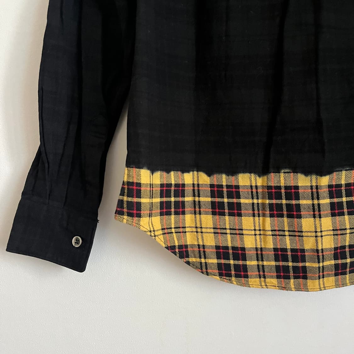 black dyed flannel shirt 상품이미지6