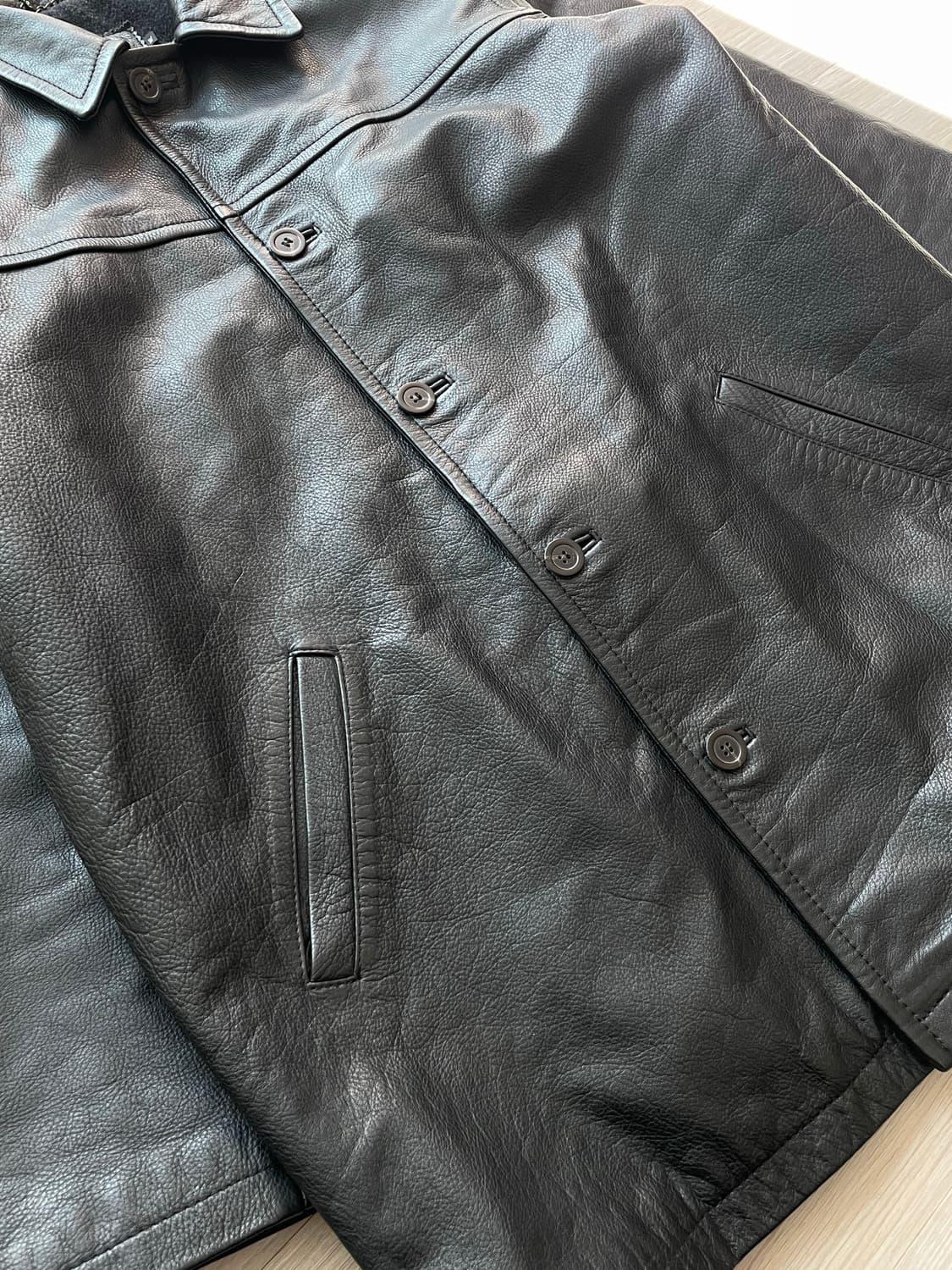 빈티지 제이크루 레더 카코트 상품이미지6