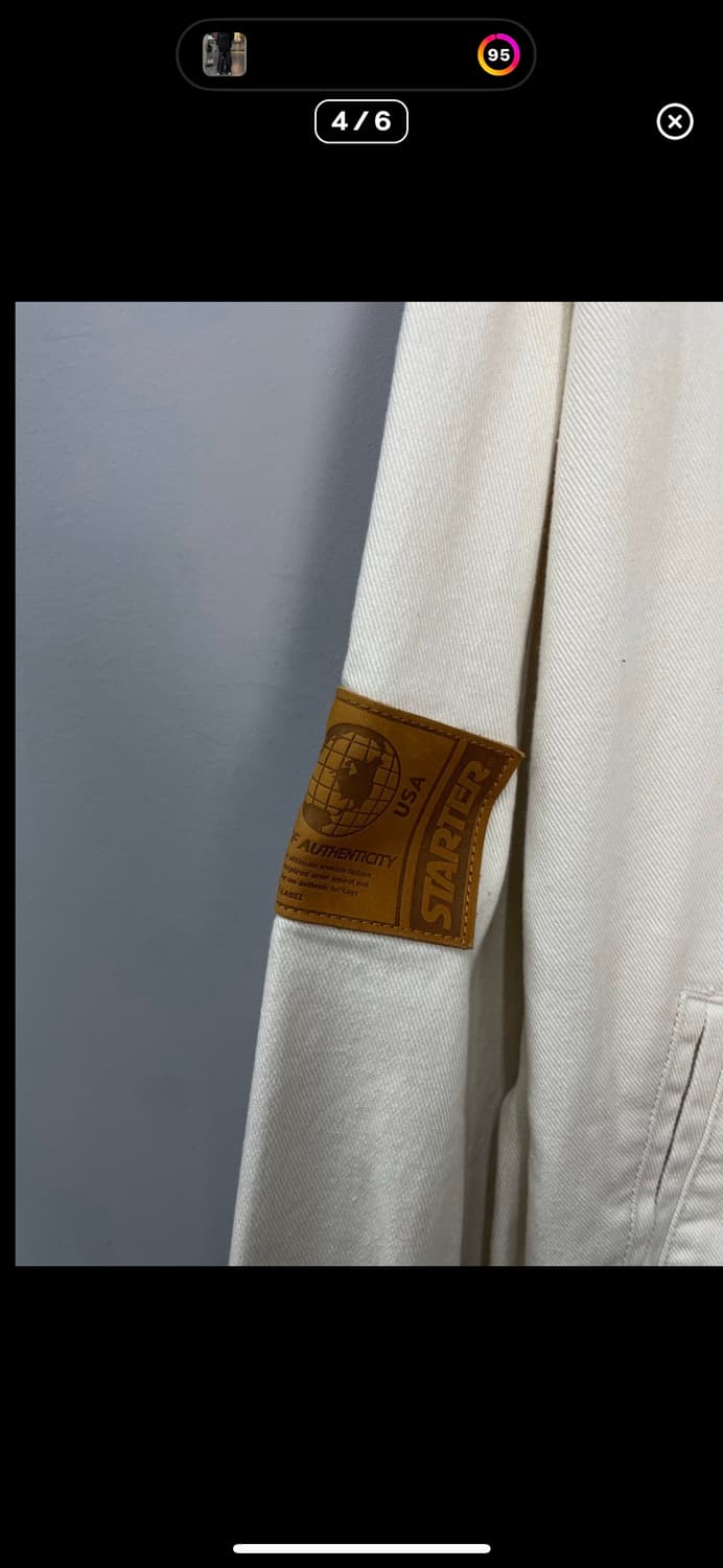 스타터 아이보리 블루종 자켓 A2838 상품이미지4