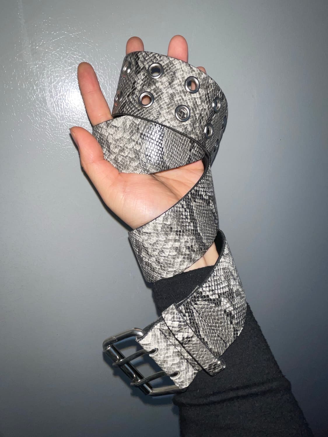 파이톤그레이 벨트 상품이미지1