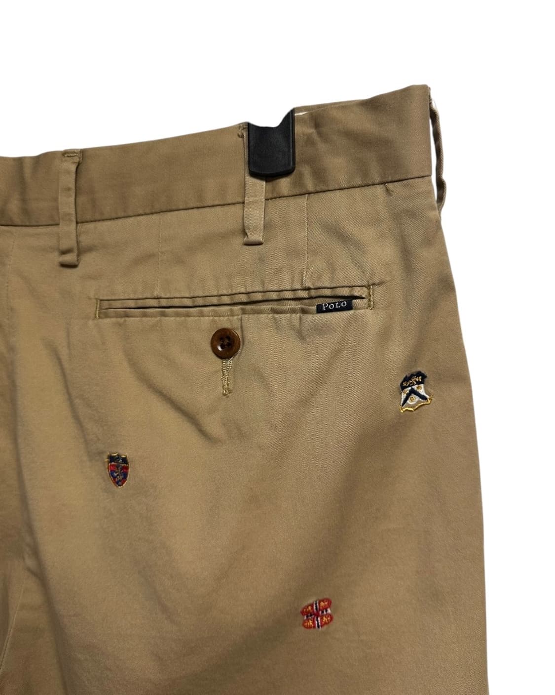 폴로 랄프로렌 자수 베이지 치노 쇼츠 31size 상품이미지4