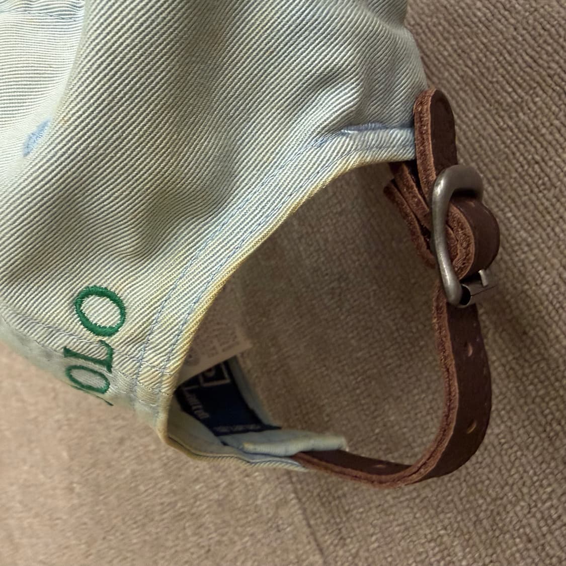 90s polo 폴로 빈티지 가죽스트랩 볼캡  상품이미지3