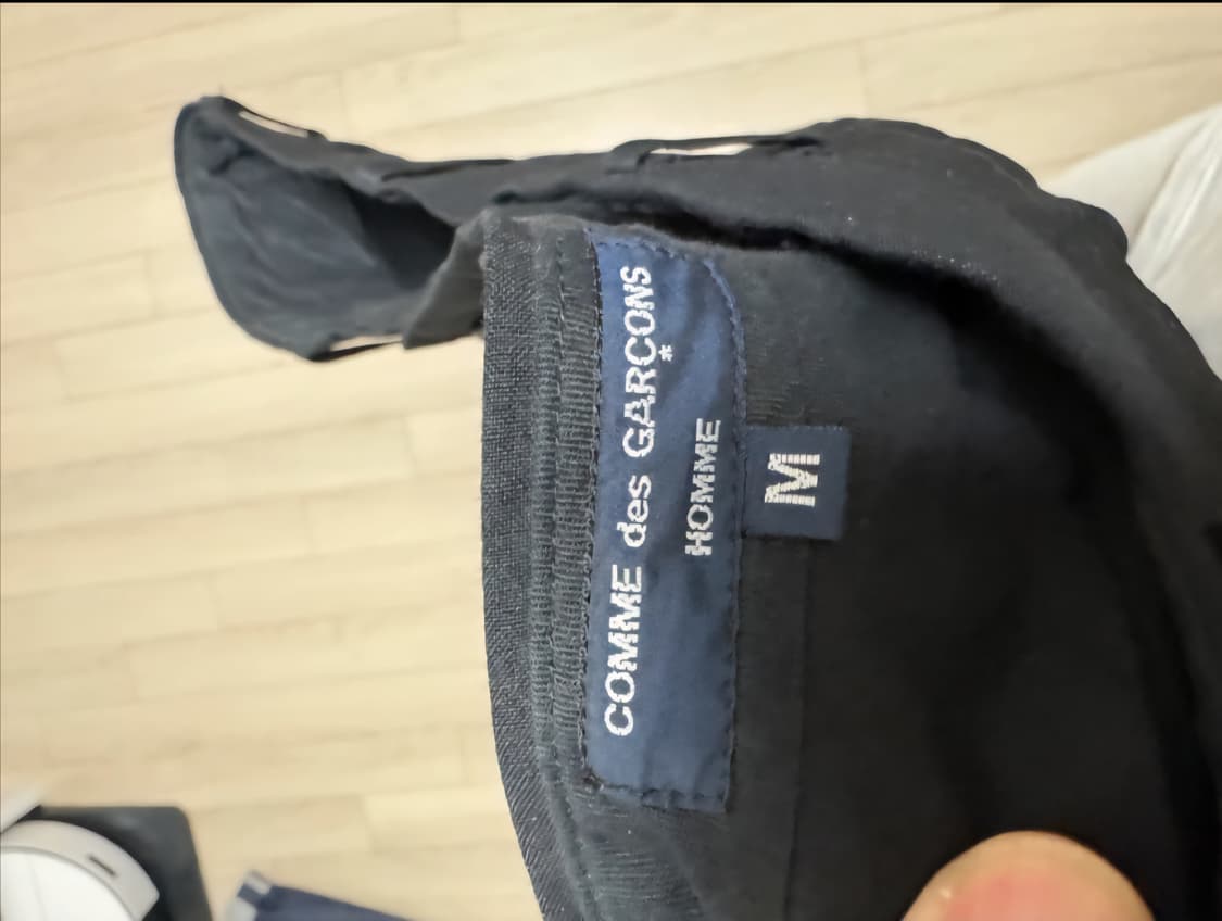 꼼데가르송 옴므 블랙  트라우저 상품이미지2