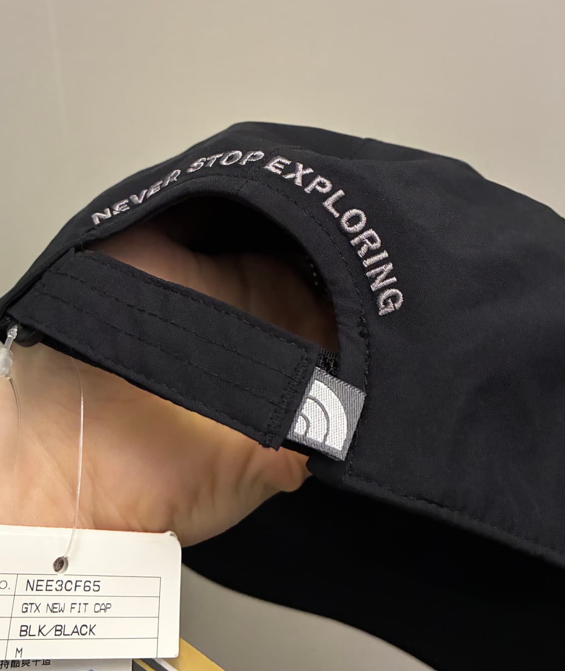 (F)노스페이스 고어텍스 숏챙 볼캡 모자 블랙 상품이미지6