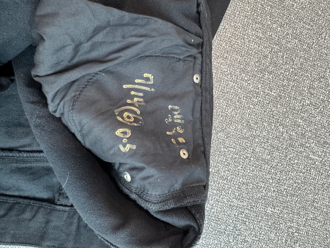 엘무드 슬래시 플레어 데님 팬츠 46 샘플  상품이미지2