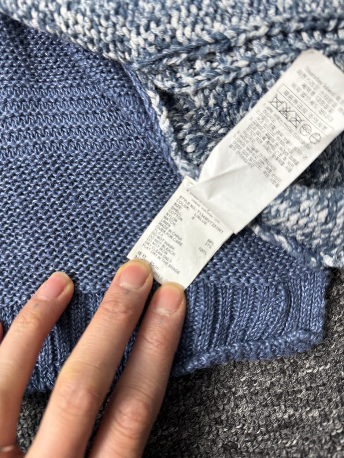 THURSDAY ISLAND 써스데이아일랜드 니트 베스트 상품이미지5