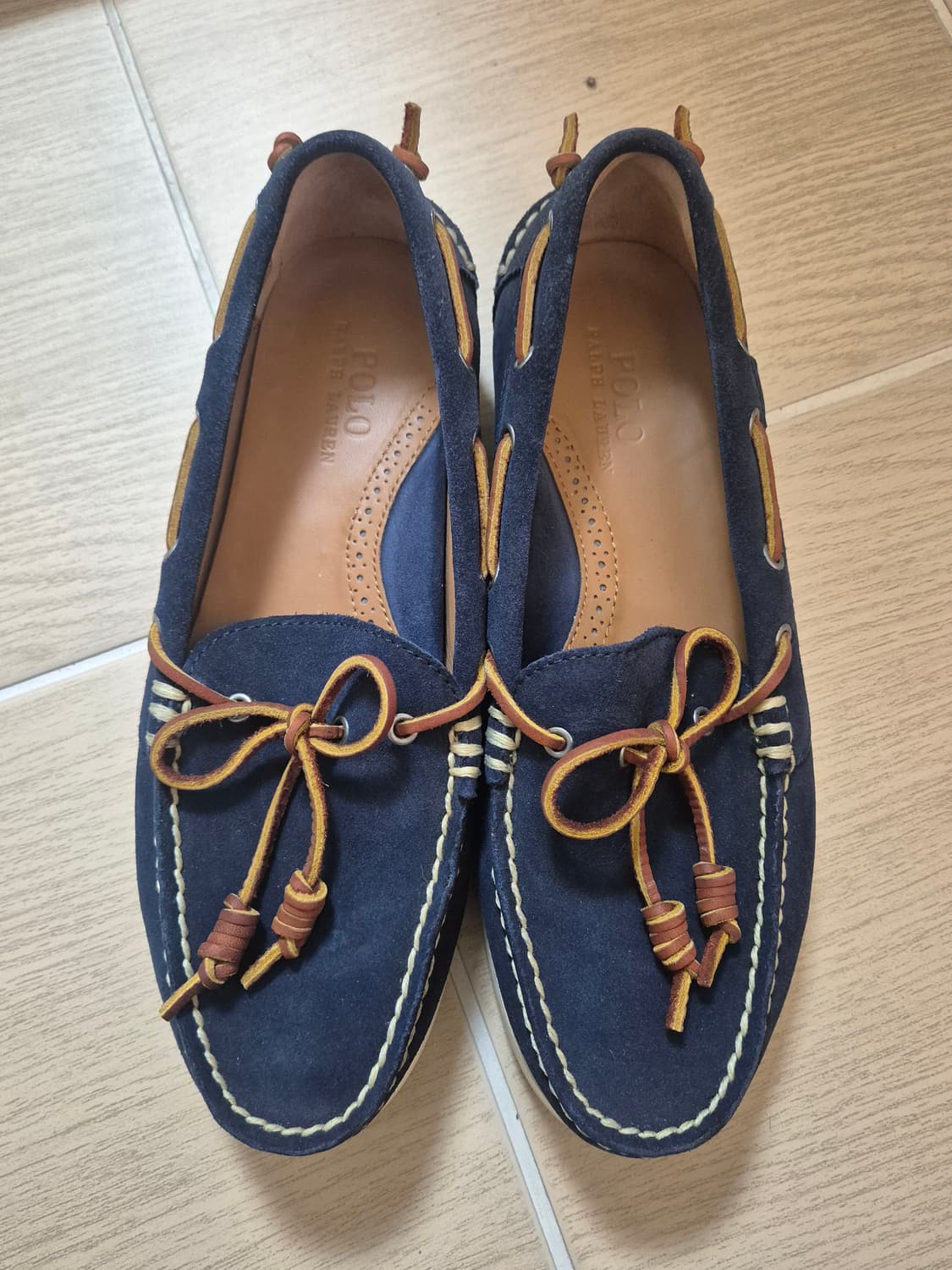 폴로 랄프로렌 네이비 스웨이드 보트 슈즈 상품이미지3