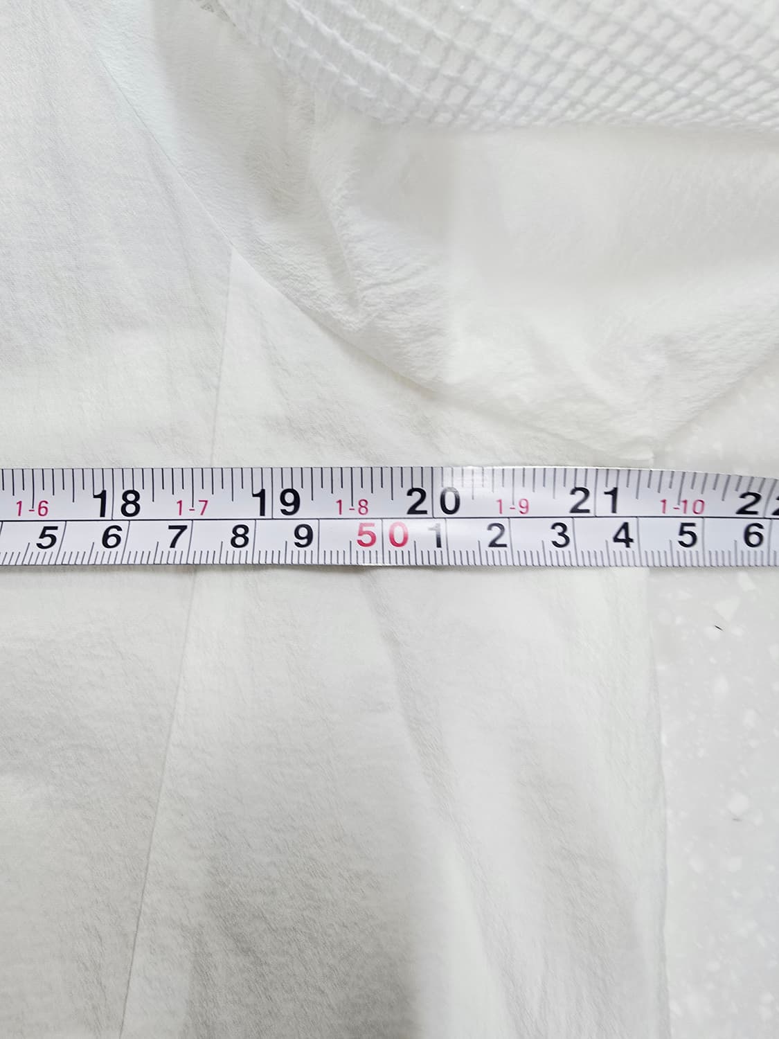 vv올리비아 화이트 망사 셔츠 자켓 7부 상품이미지7