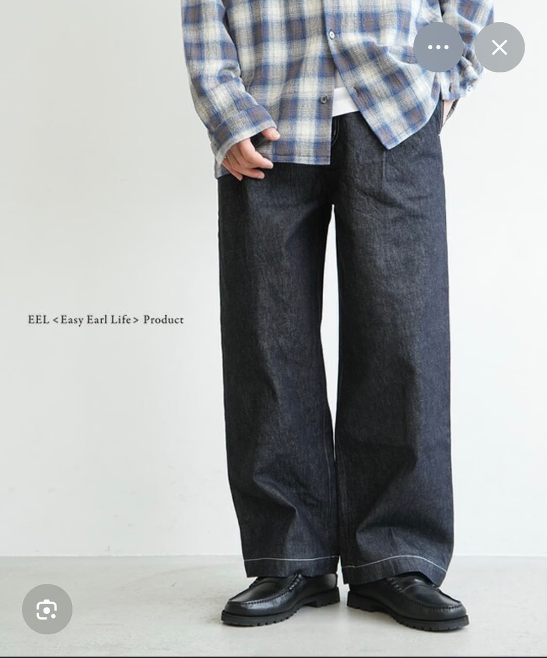 [새상품/32] EEL 블랙 데님 포스 팬츠  상품이미지3