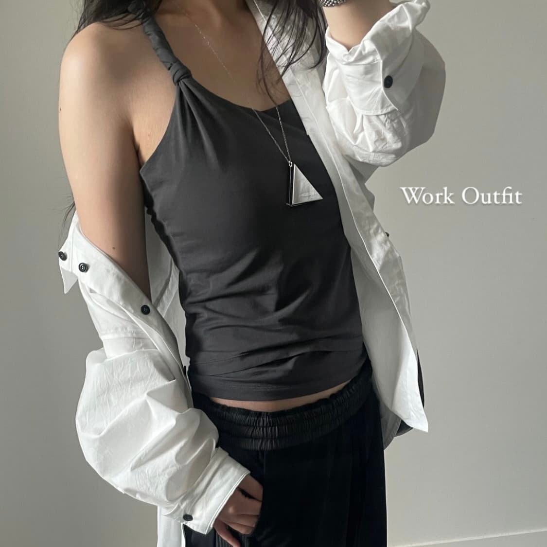 [새상품] jabhua.room 잡화룸 화이트 셔츠 상품이미지1