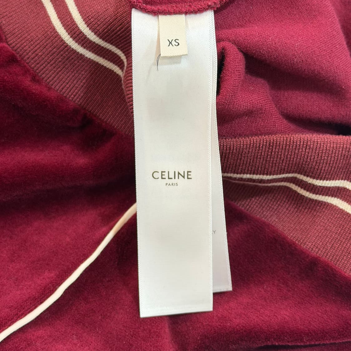 [리오브] 셀린느 트리오페 벨루어 트랙 벨벳 집업 상품이미지5