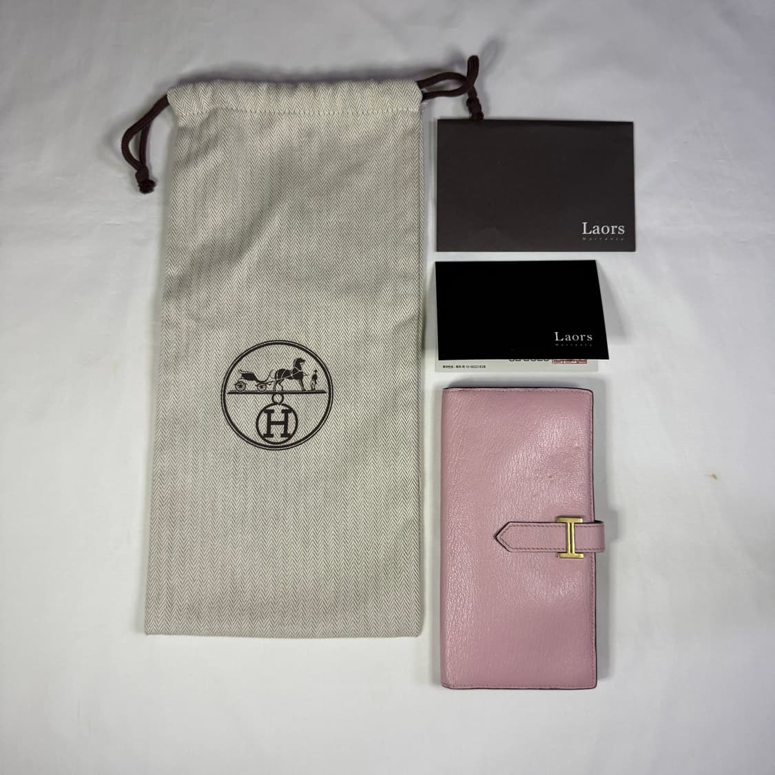 에르메스 베안 월렛 미조레 고트스킨 장지갑 상품이미지10