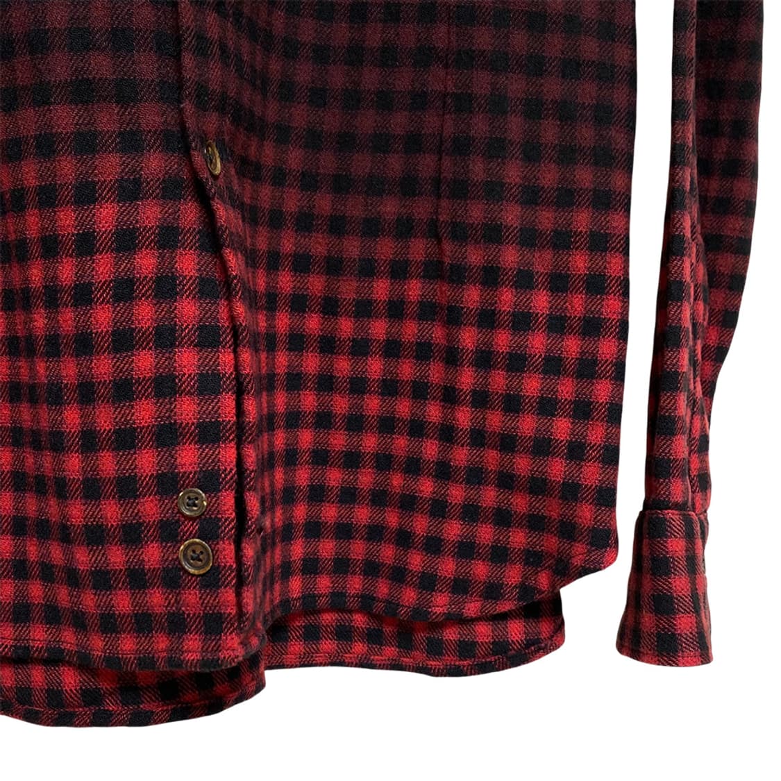 디젤 블랙 골드 라벨 그라데이션 체크 셔츠 상품이미지6