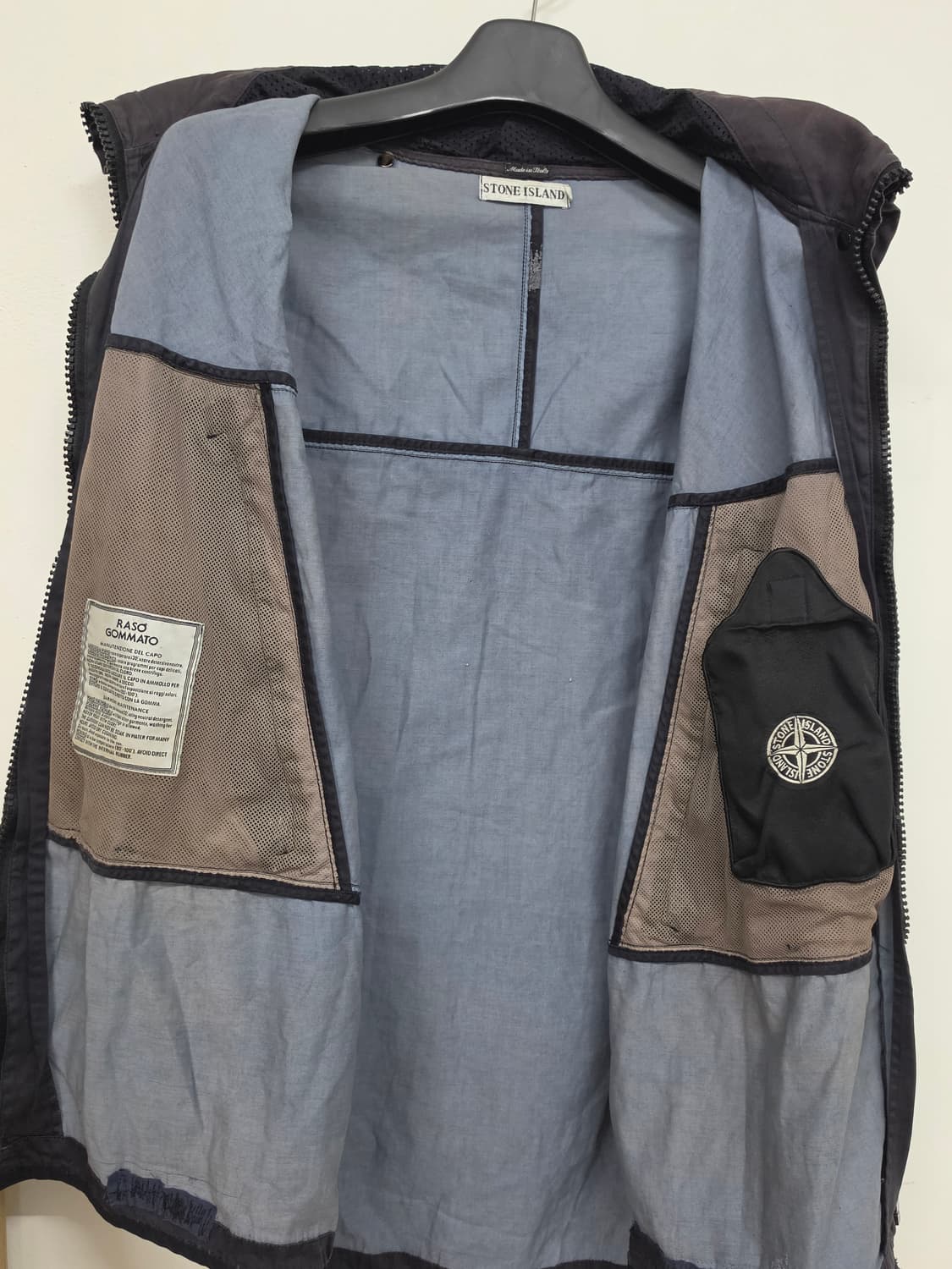 97SS 스톤 아일랜드 그린 엣지 RASO GOMMATO 상품이미지5