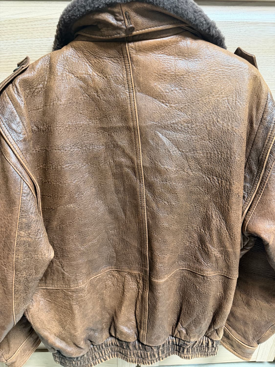 빈티지 리얼레더자켓 상품이미지2