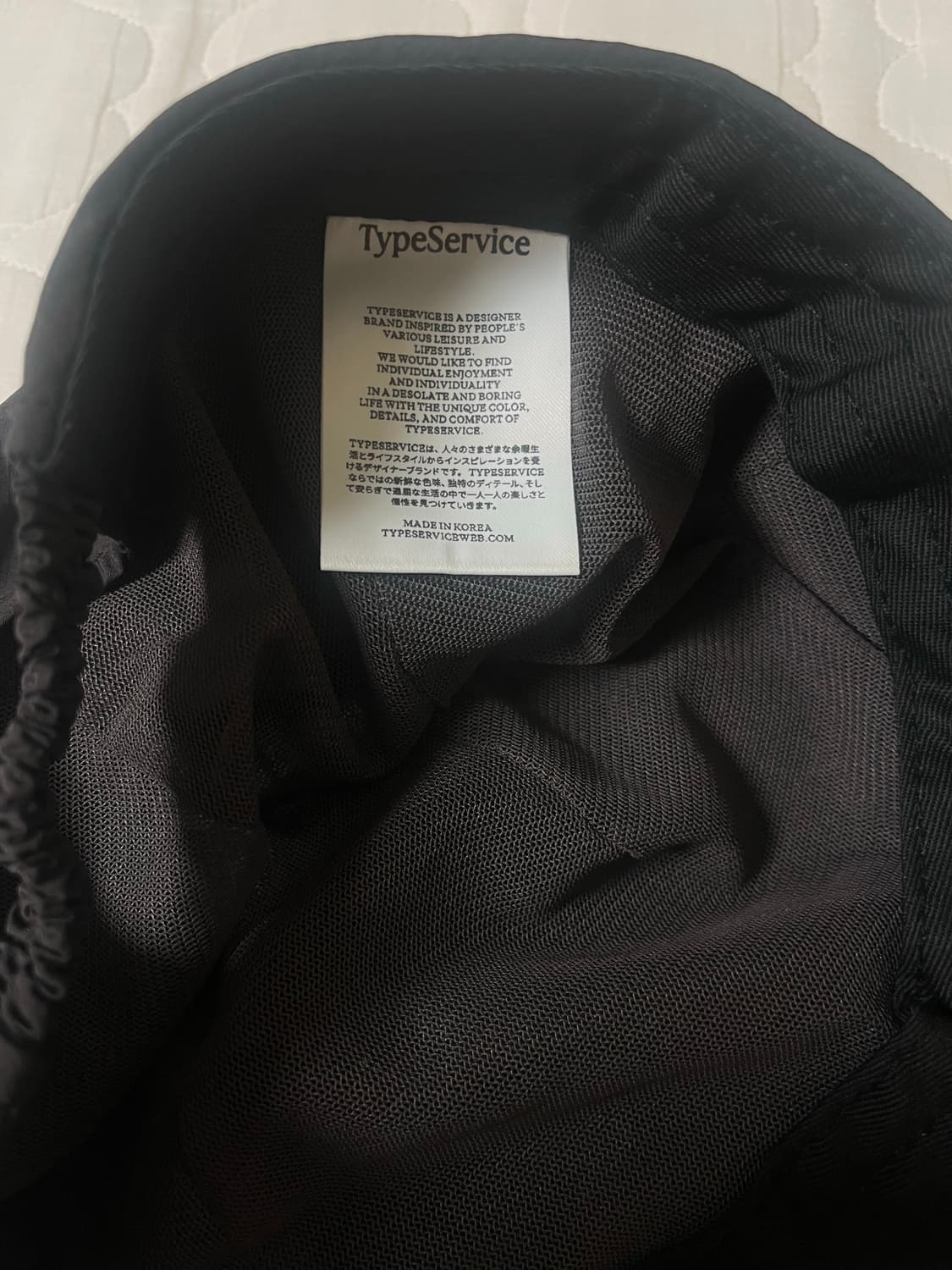 타입서비스 리본 캡 브라운 / TYPESERVICE Ribbon cap 상품이미지5