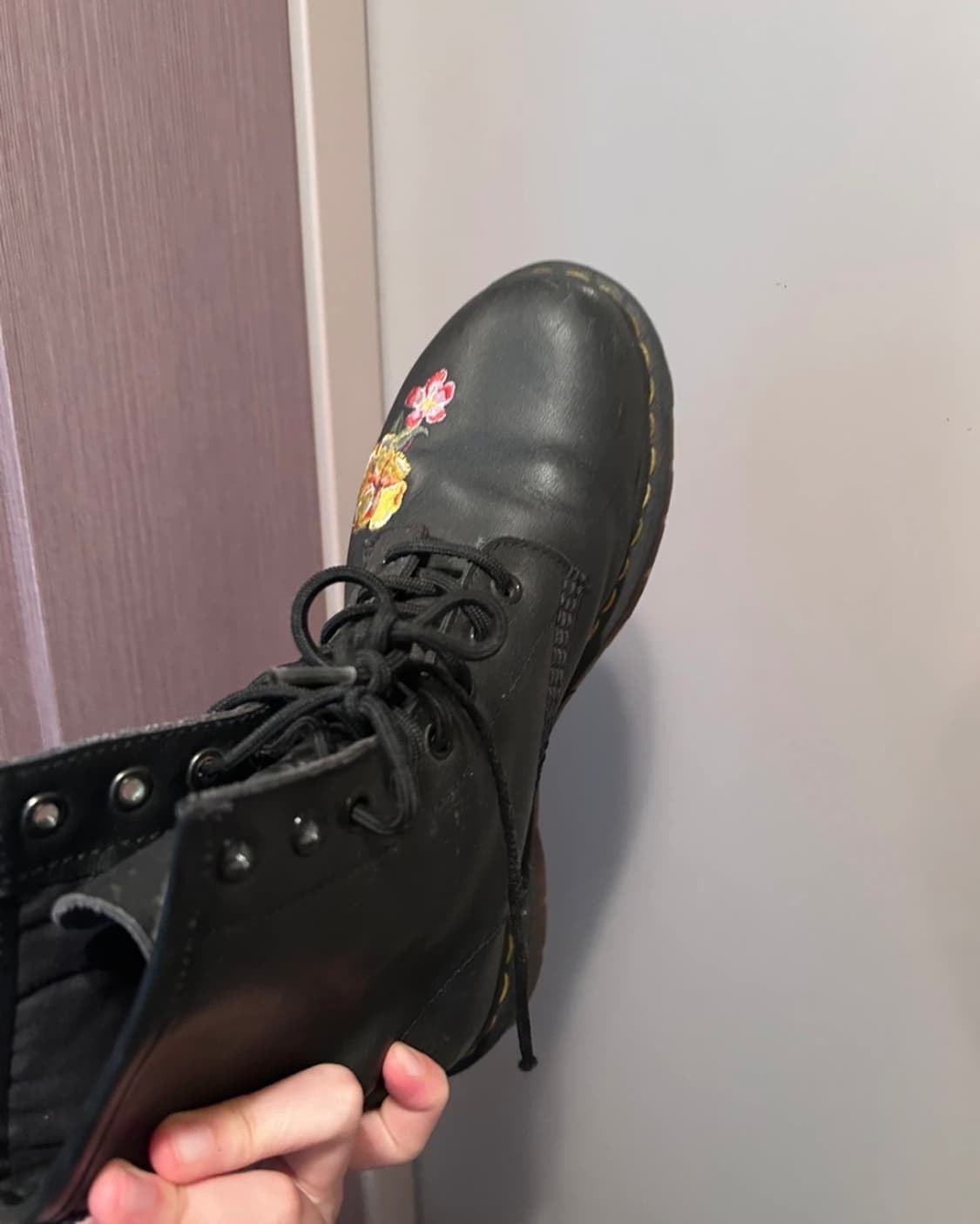 닥터마틴 플로랄 부츠 워커 상품이미지1