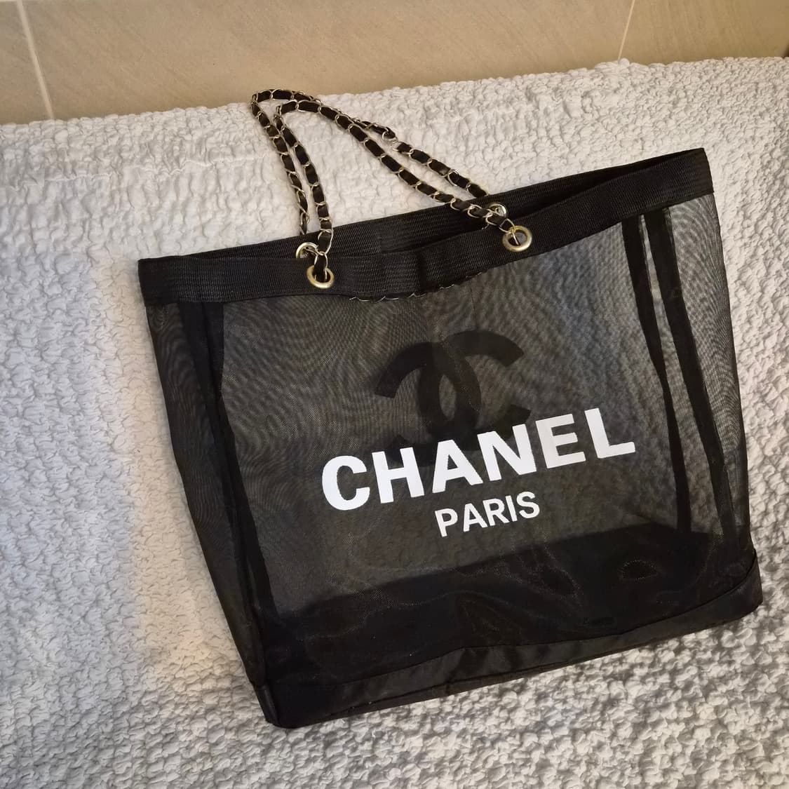 샤넬 노벨티 메쉬 망사백 상품이미지1