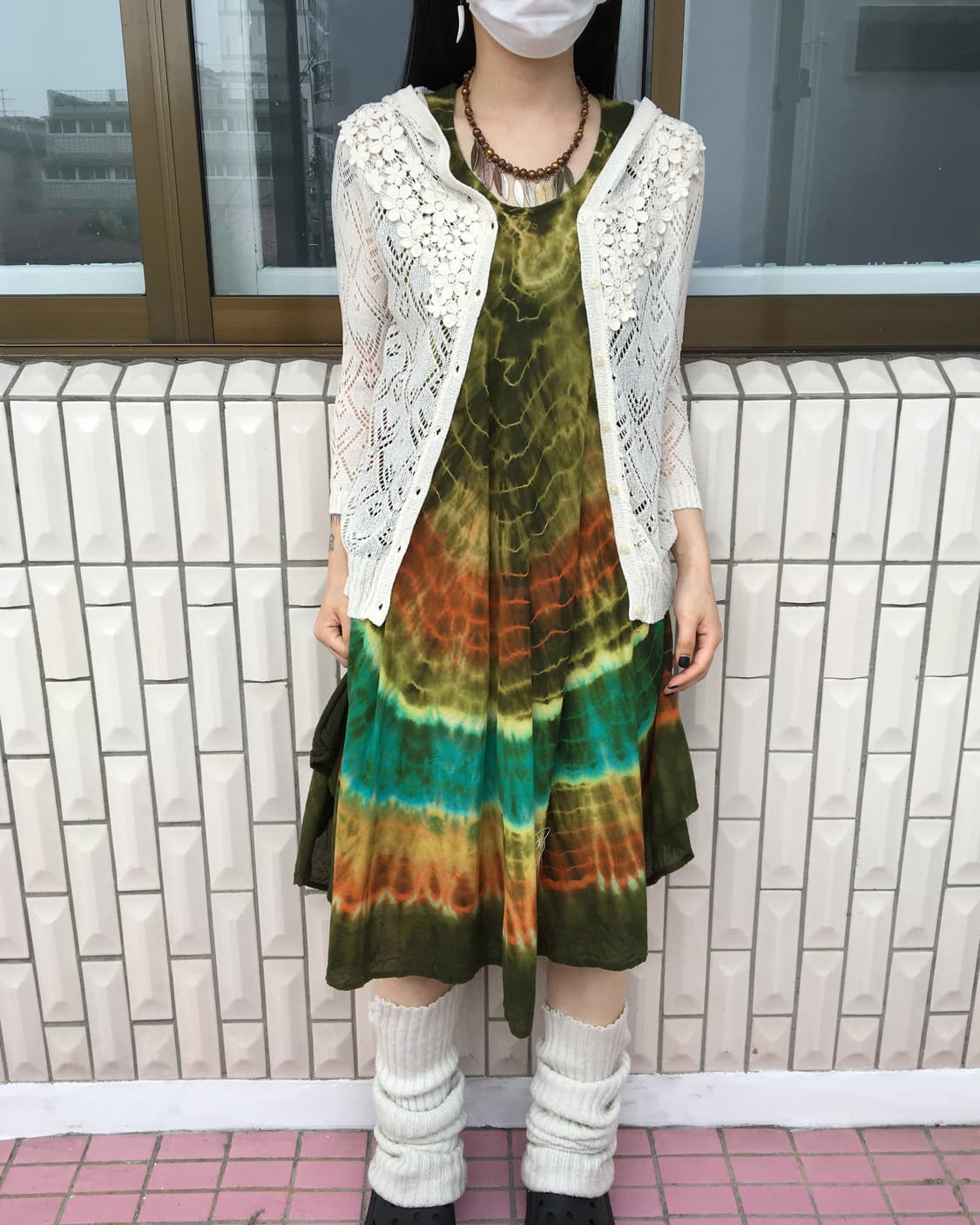 Crochet trimming hood crochet cardigan 상품이미지6