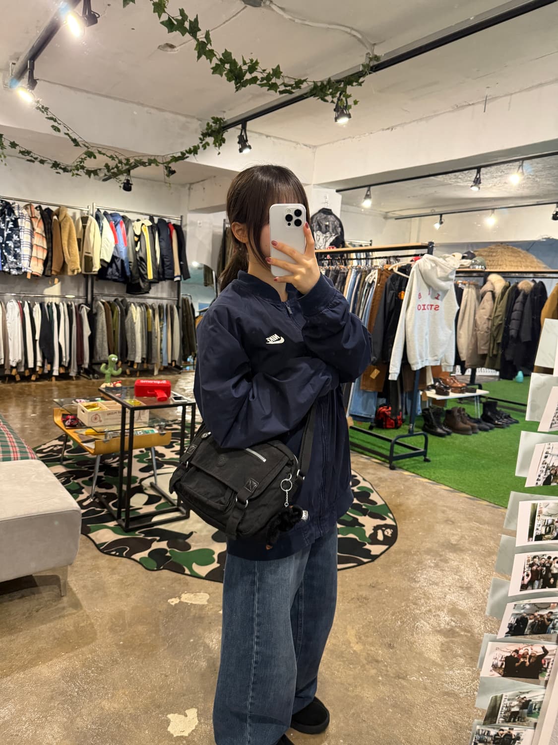 나이키 바람막이 블루종 자켓 네이비 상품이미지6