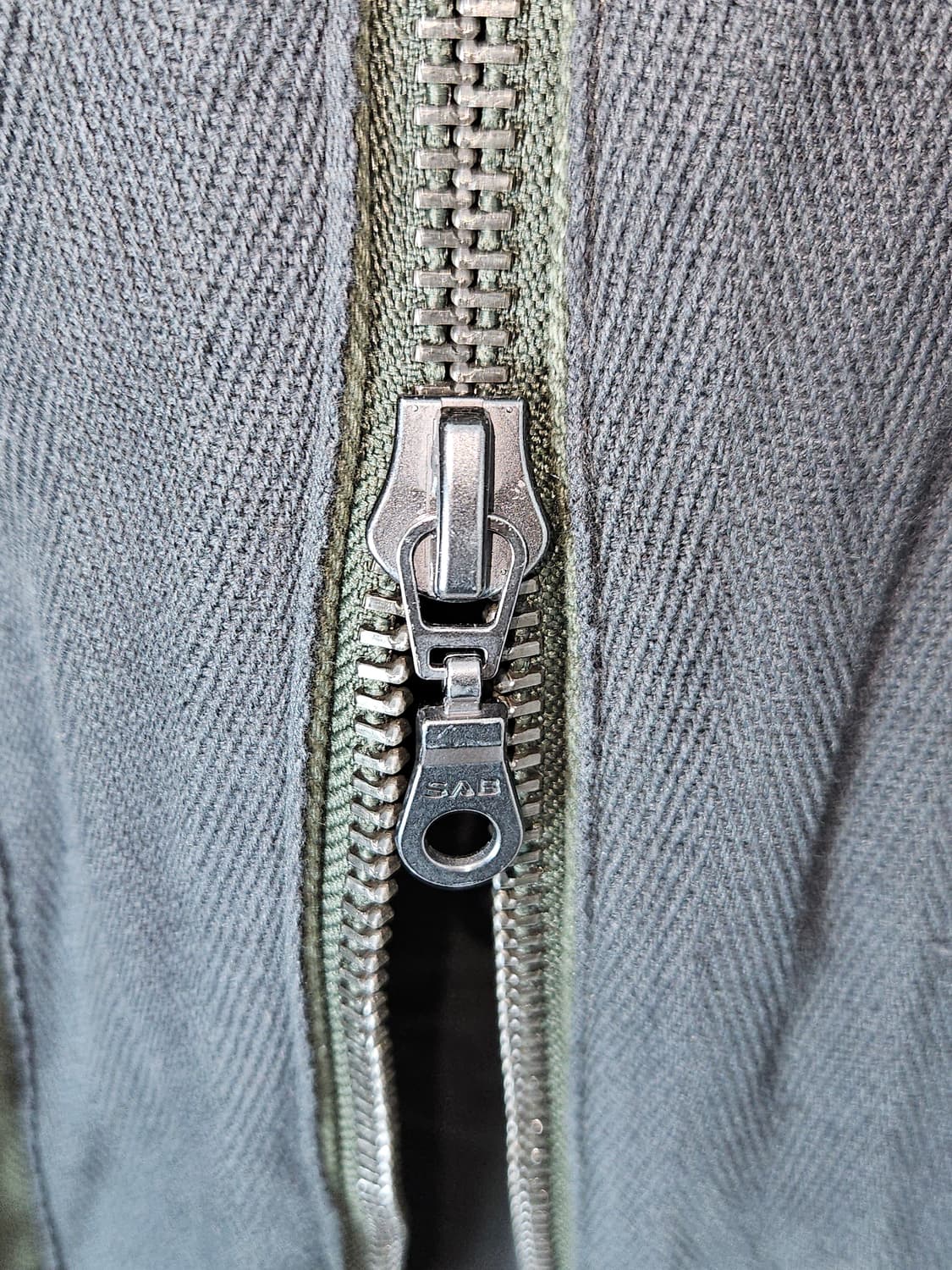 자라 ZARA 투웨이 워크자켓 초어 코튼 올리브그린 유럽판 상품이미지4