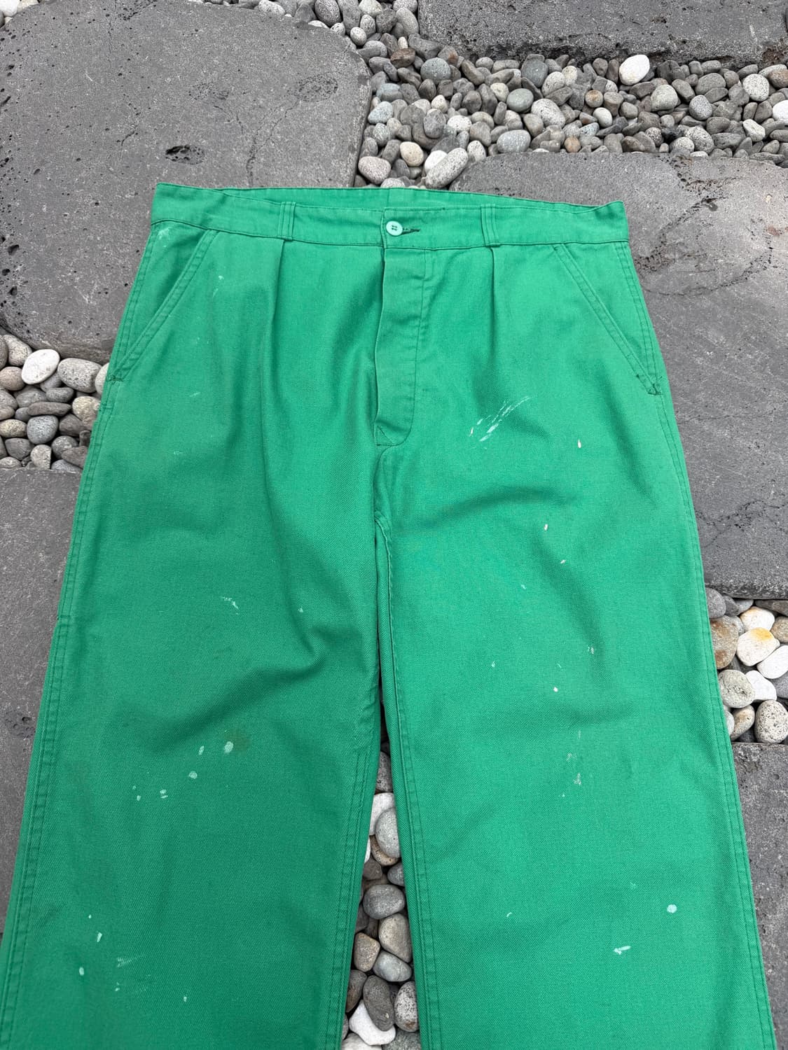 80s Le BEAU-FORT DISTRESSED 페인트 프렌치워크팬츠 상품이미지3