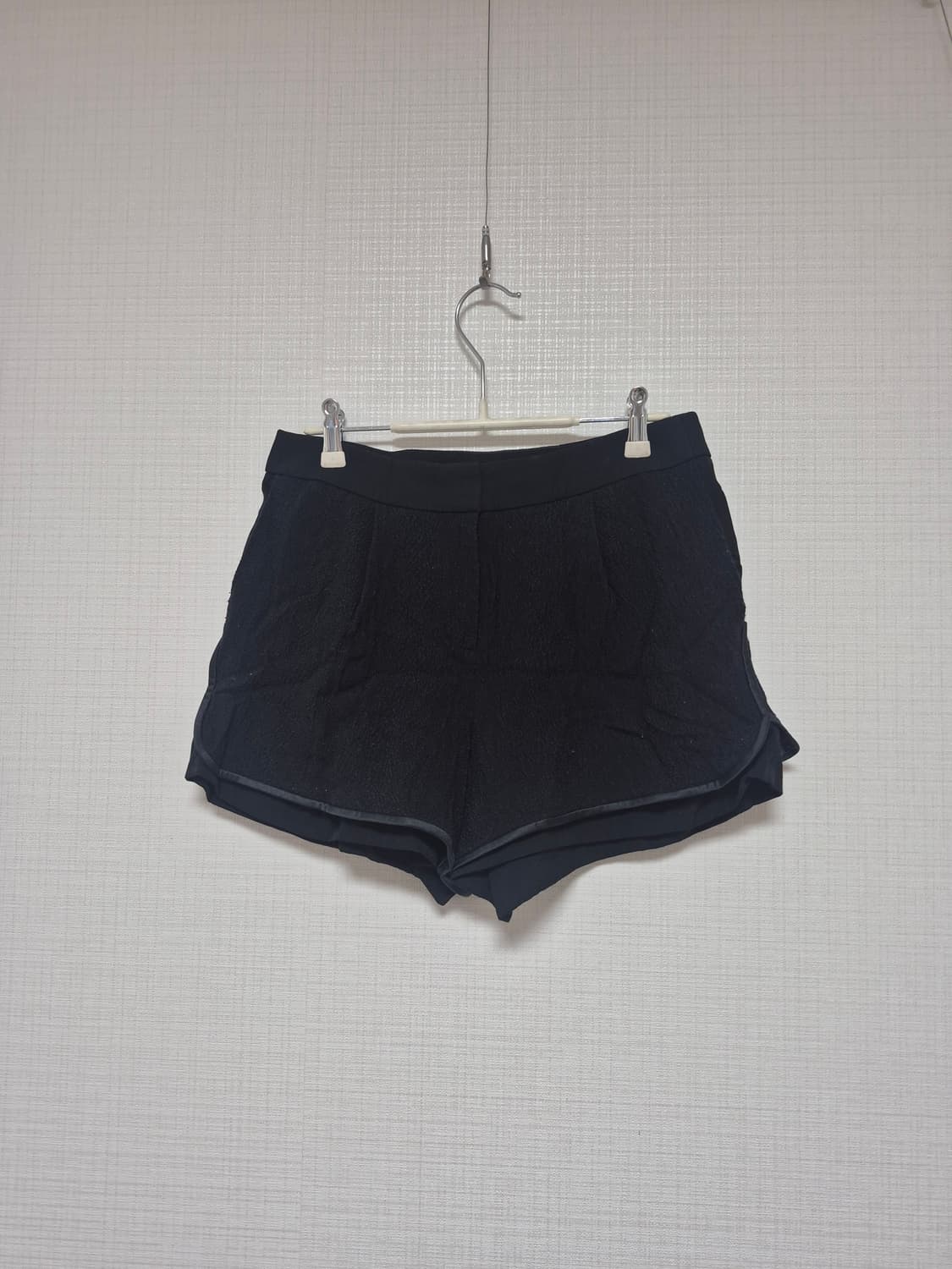 MINE 테일러드쇼츠  블랙 큐롯  상품이미지1