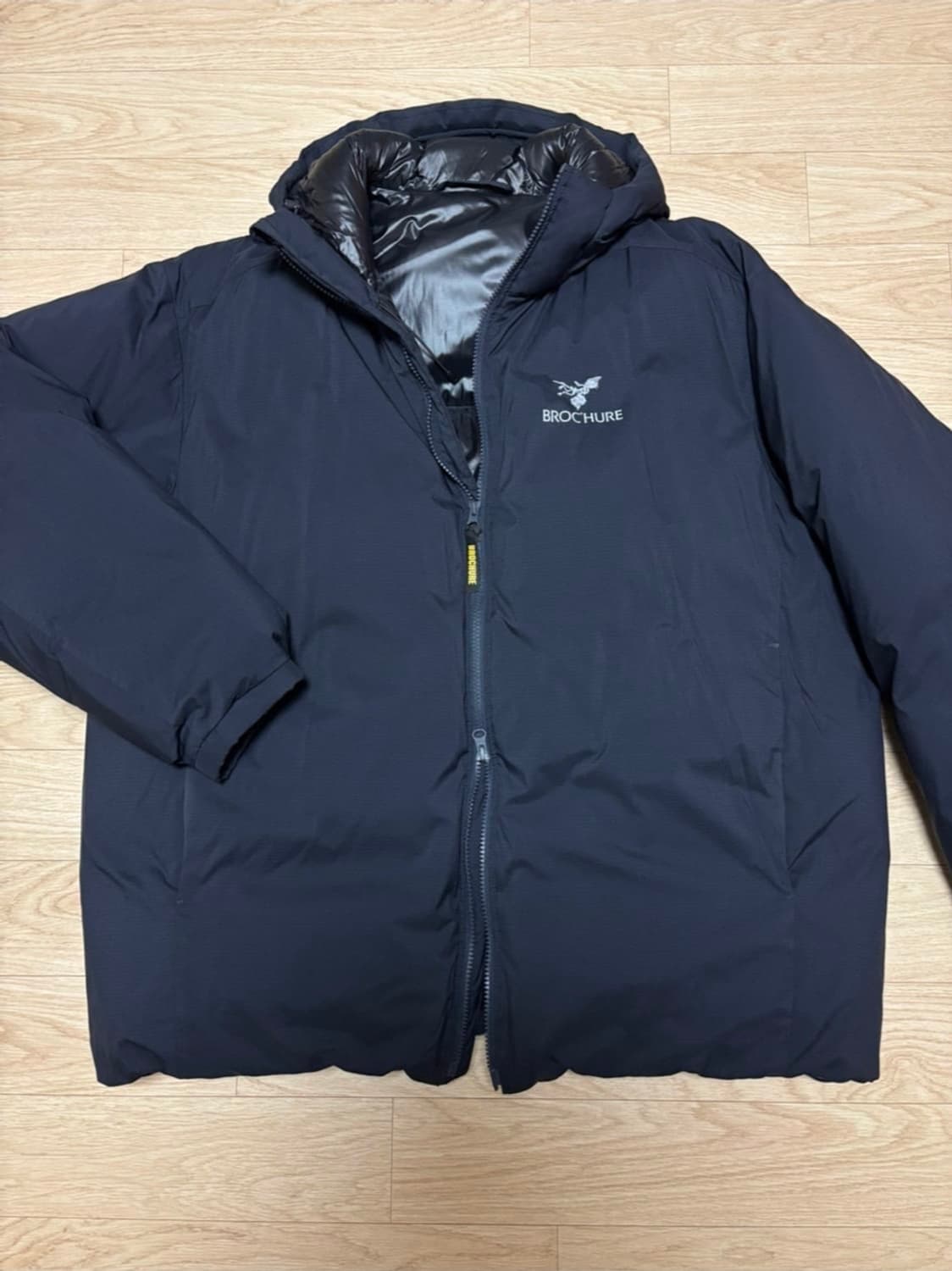 Brochure x Alwayth ARGENTUM 후디 다운패딩 L 상품이미지4