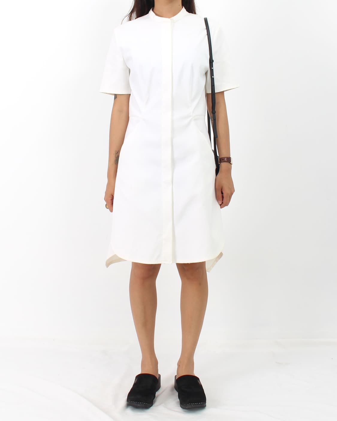 3.1 필립림 PhilipLim 화이트 코튼 셔츠 언발란스 원피스 상품이미지8