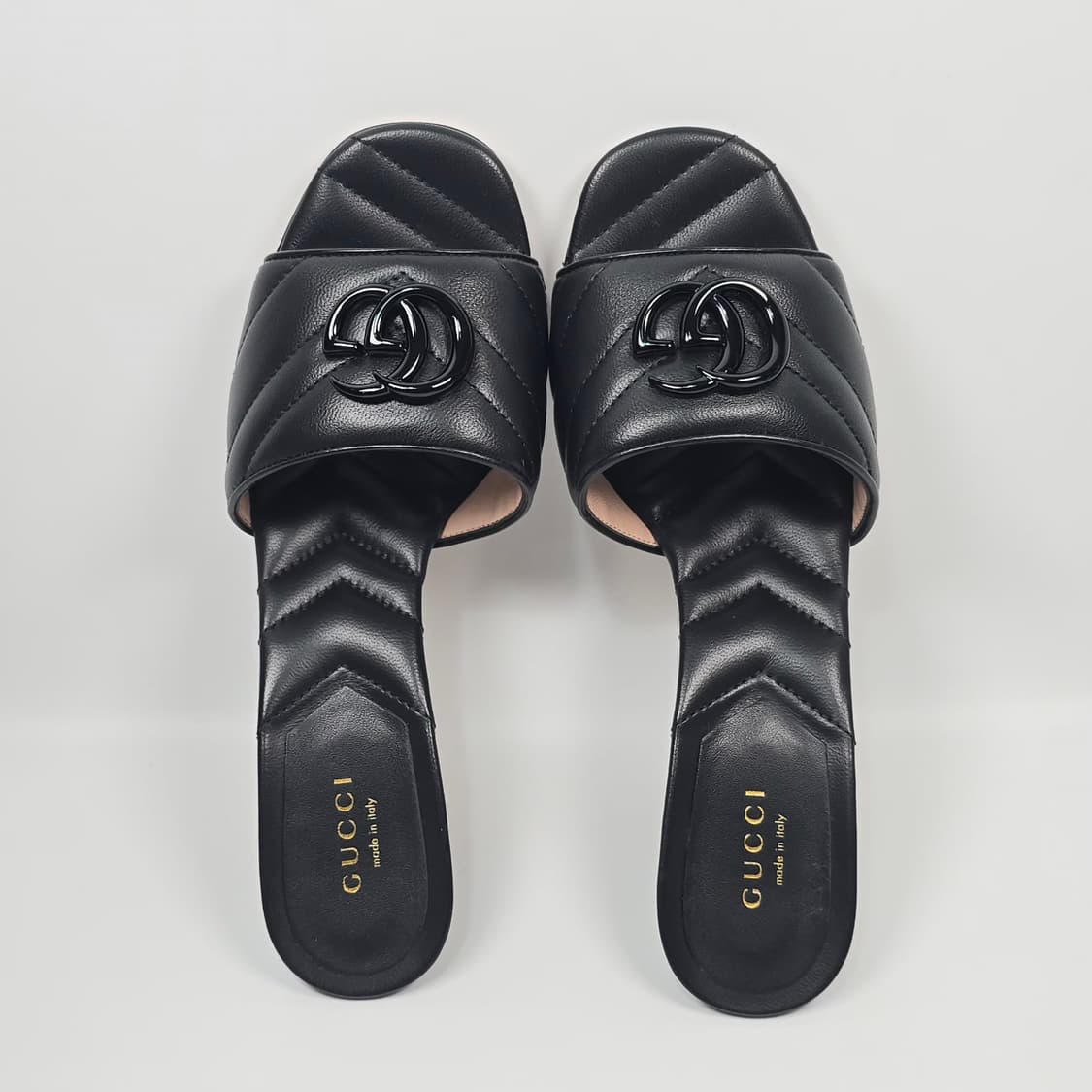구찌 더블 G 미드힐 슬라이드 샌들 ( 235 ) 상품이미지6
