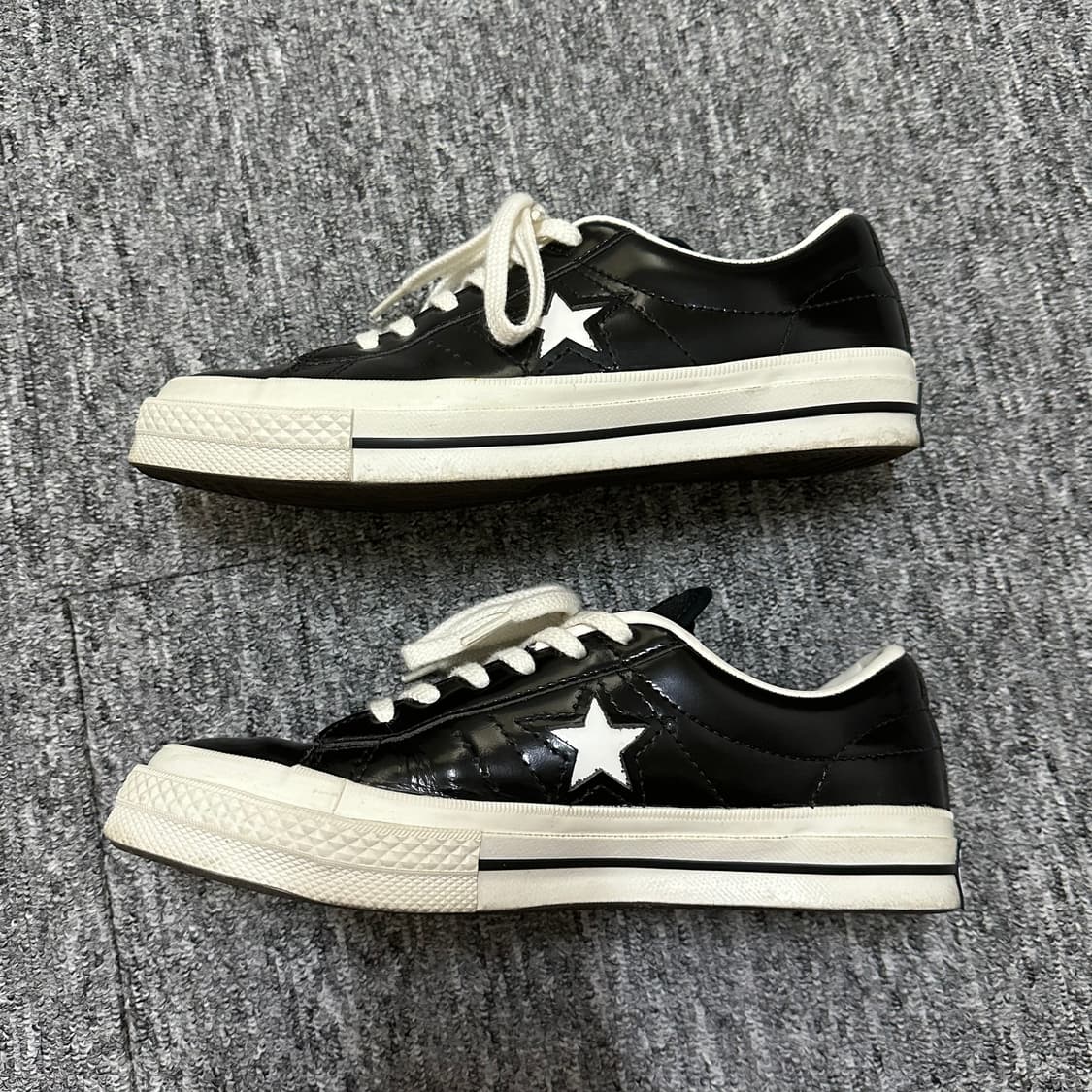 컨버스 원스타 로우 한별 블랙 230사이즈 상품이미지4