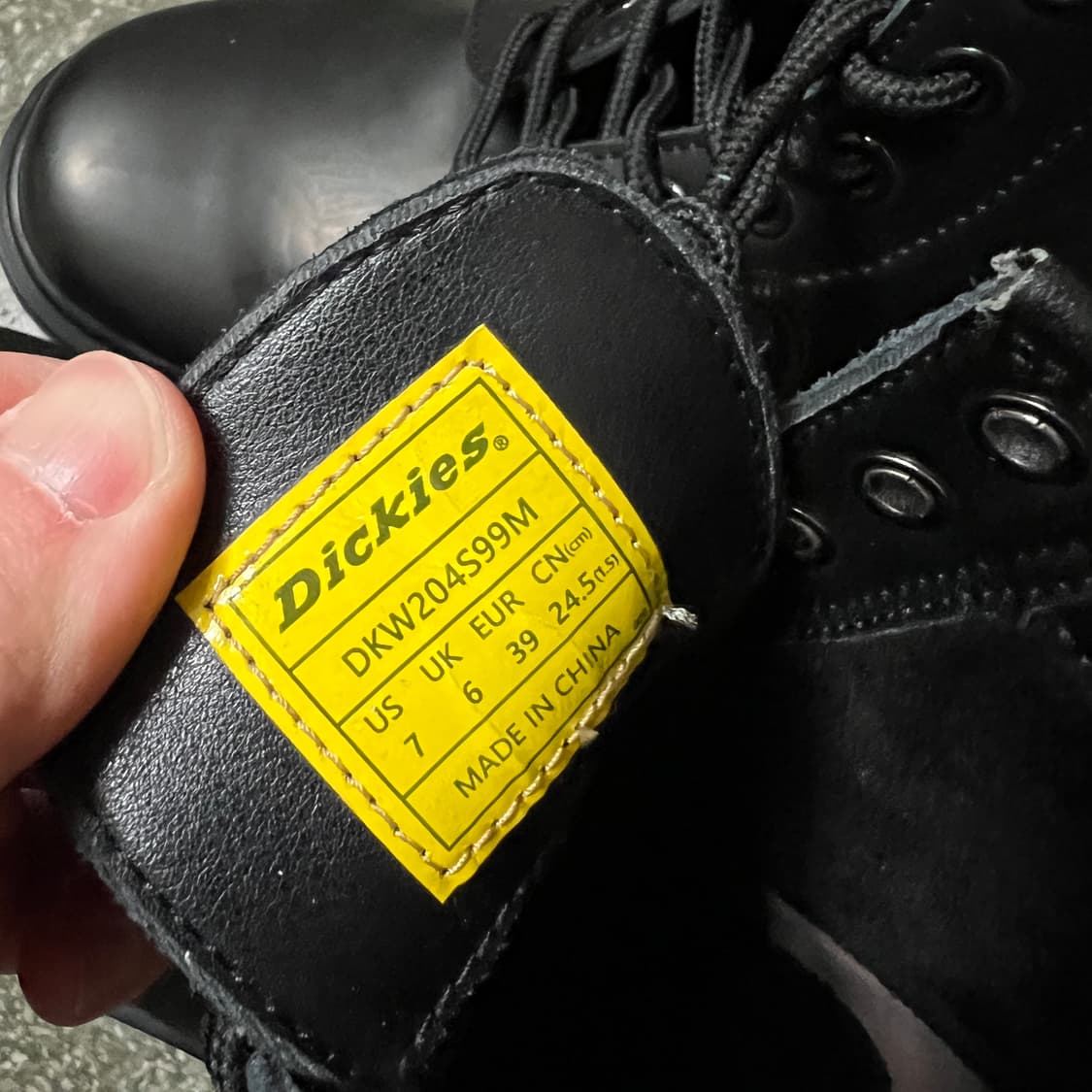 디키즈 8홀 블랙 부츠 상품이미지7