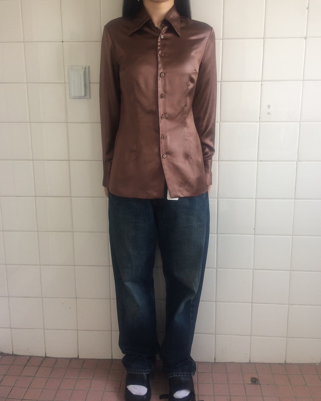 Glossy shirt 상품이미지1