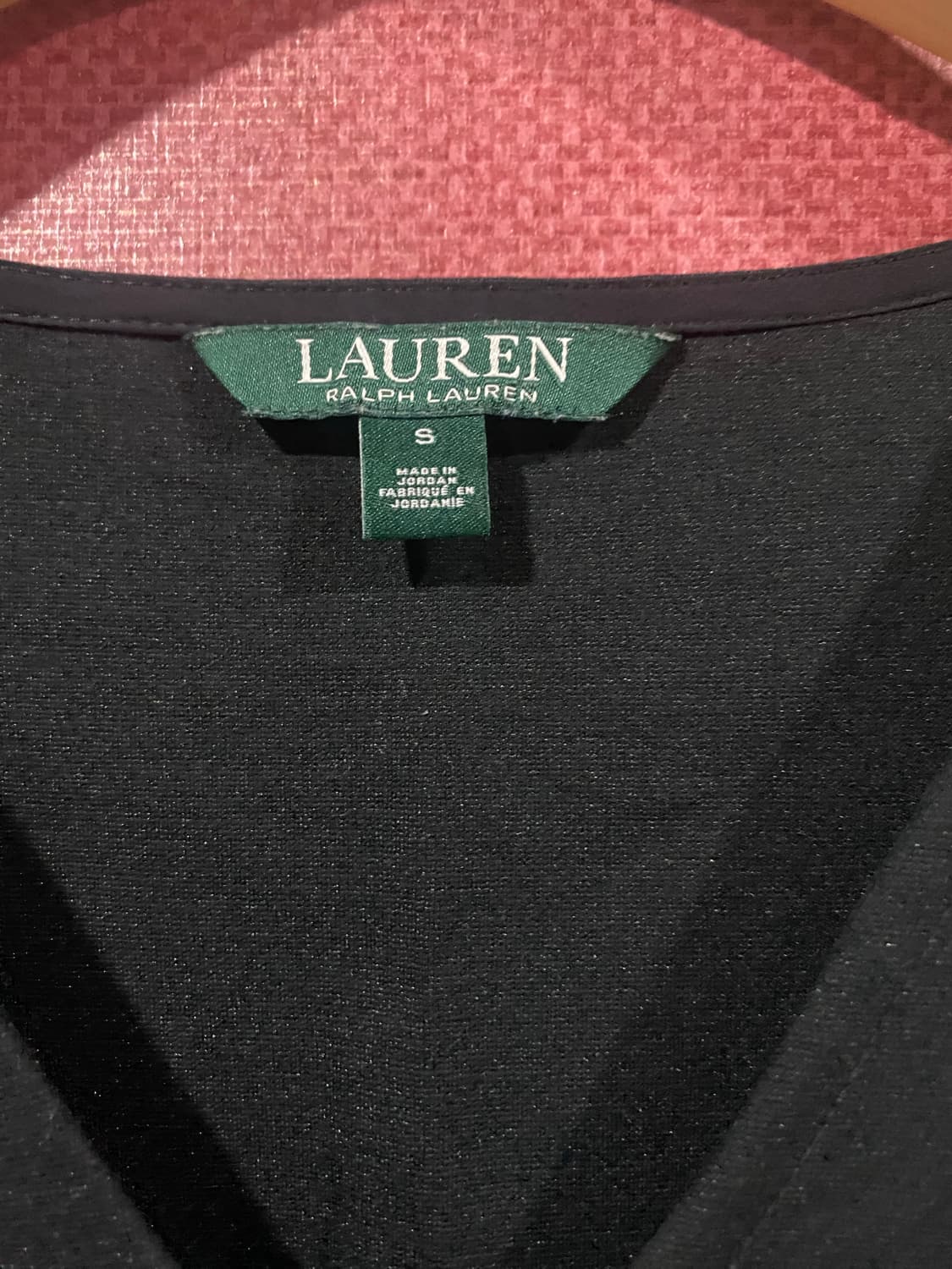 랄프로렌 블랙 프릴 소매 원피스 S 상품이미지5