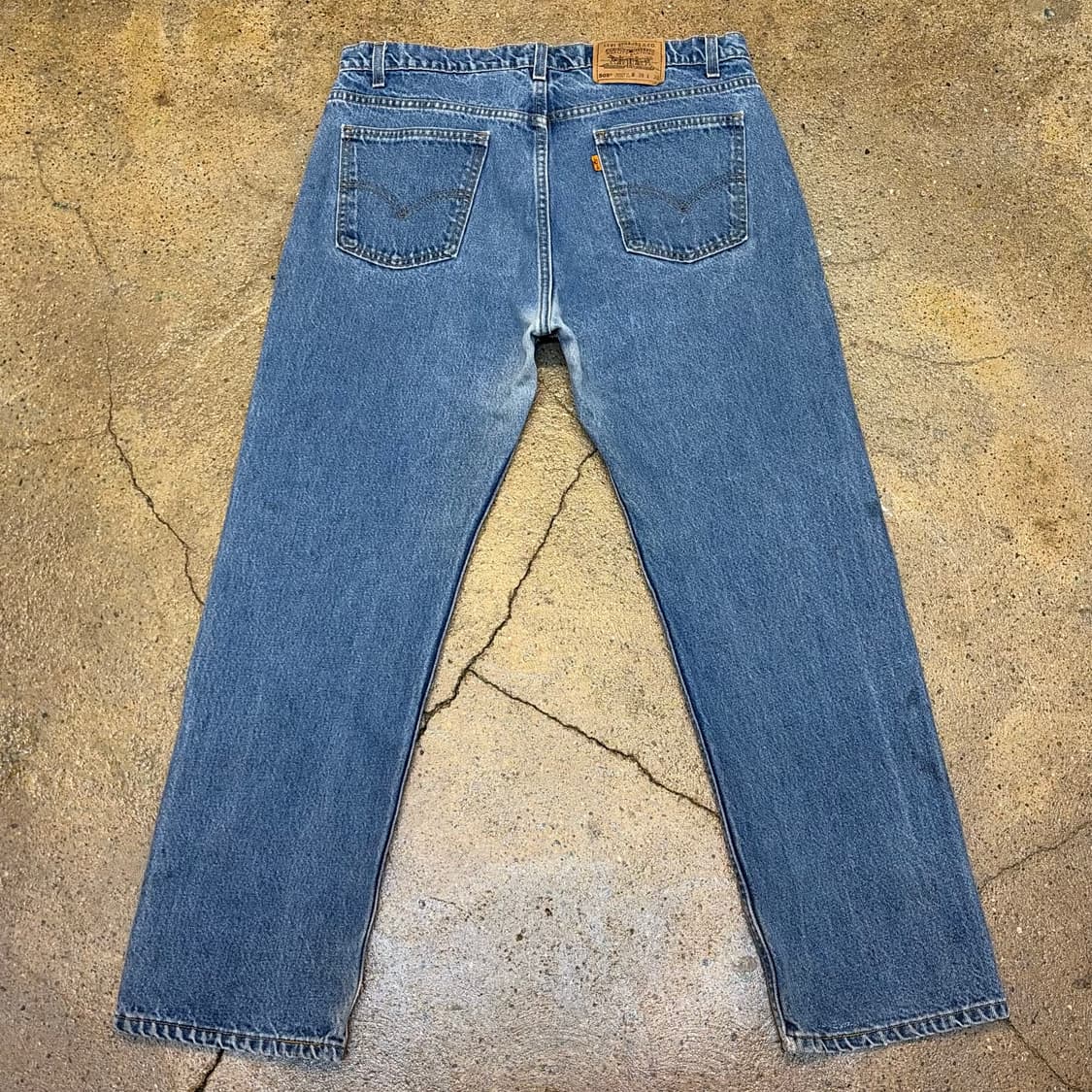 90s Made in USA  빈티지 리바이스 505 오렌지탭 청바지 상품이미지7