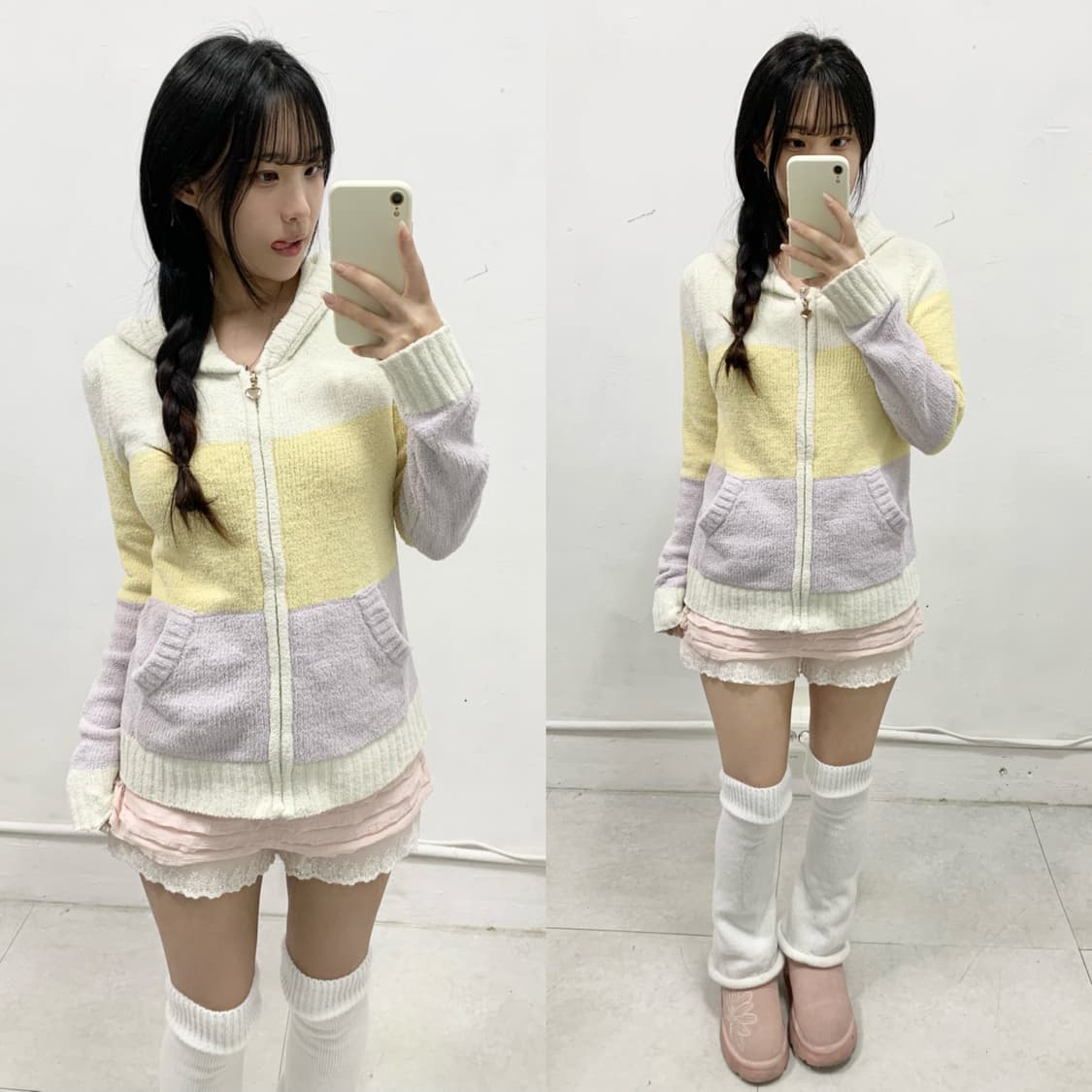 [PAGE BOY] 아이스크림 맛🍦폭닥 후드집업 상품이미지1