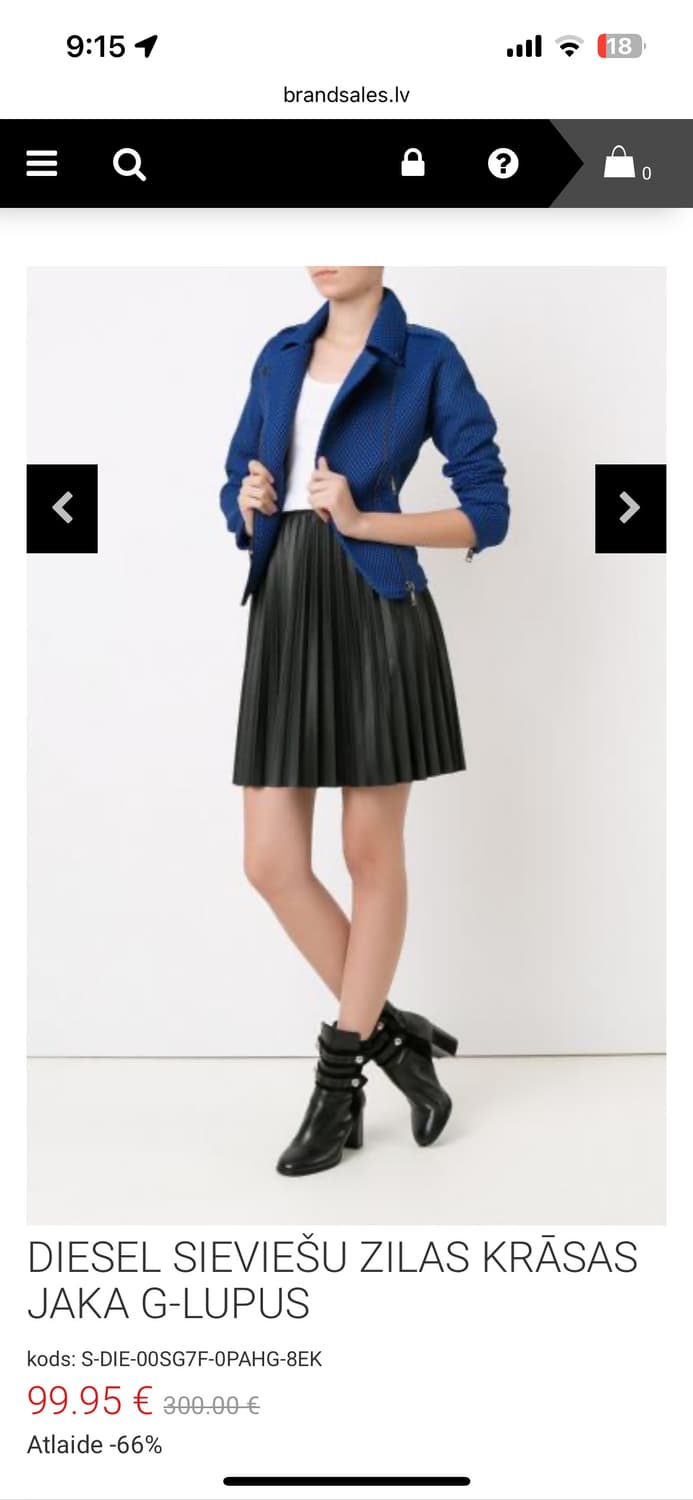 디젤 라이더자켓 블랙 상품이미지8