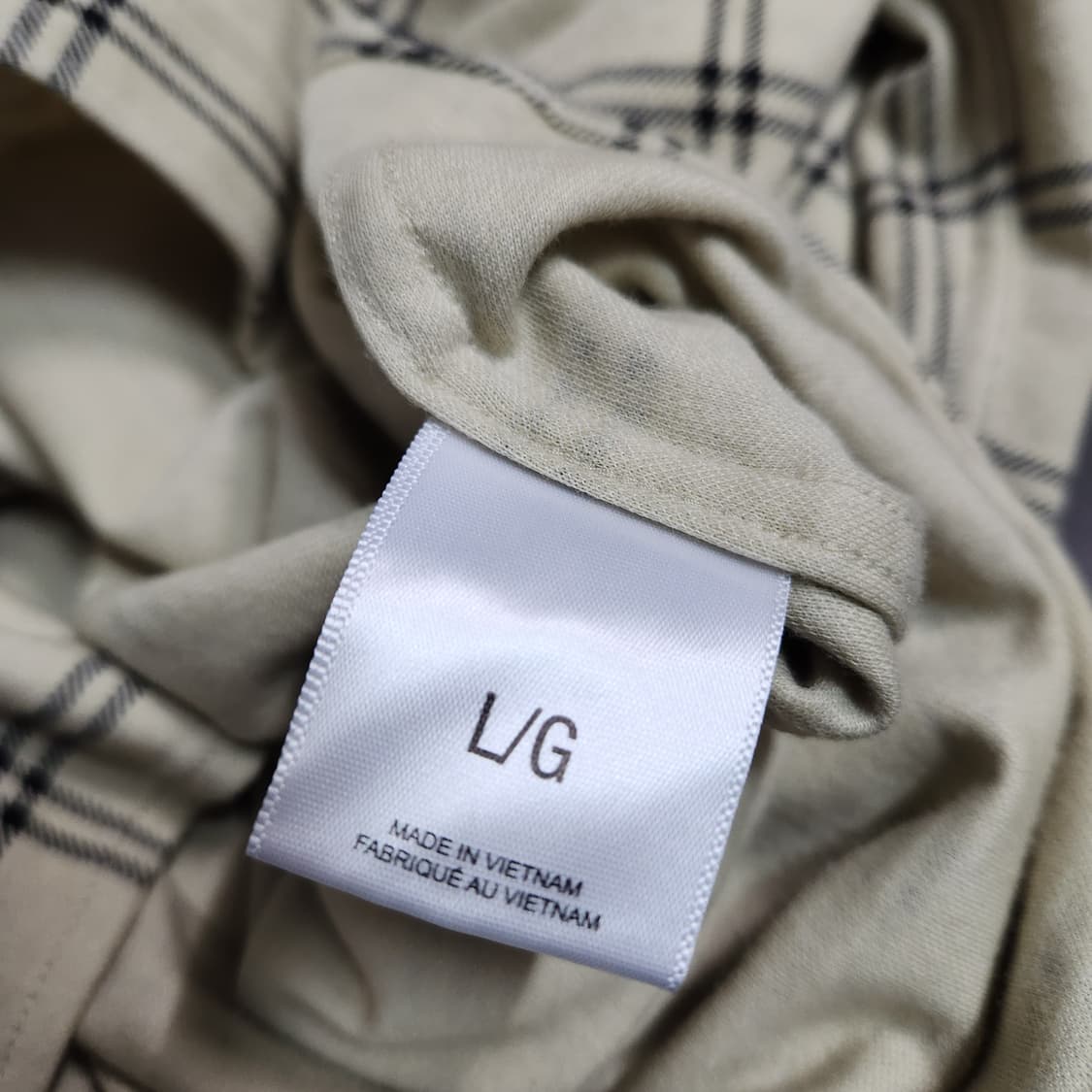 H643 [L-XL] EXPRESS 남성 체크 남방 셔츠 상품이미지4