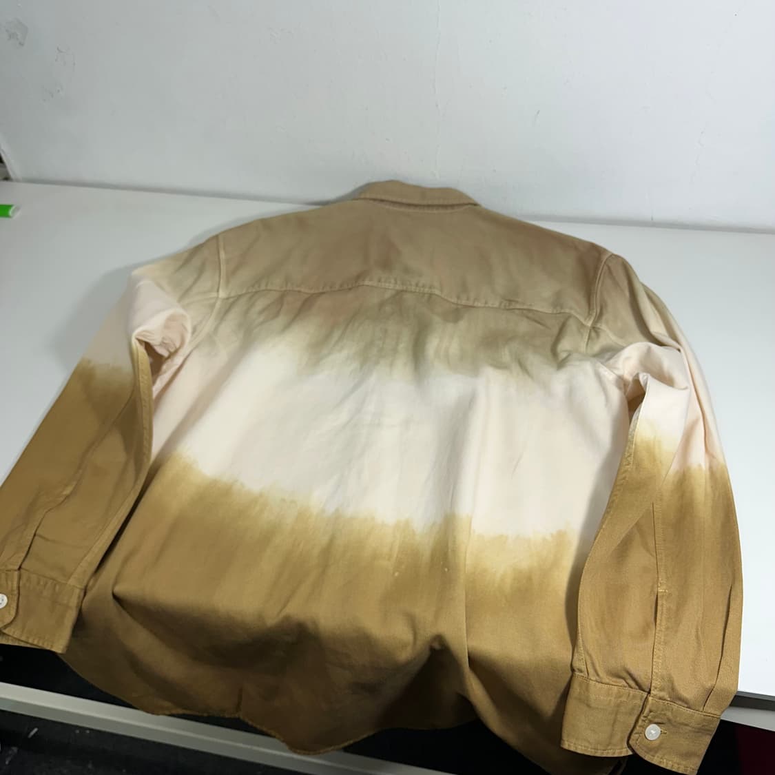 100 티아이포맨 베이지 그라데이션 셔츠 상품이미지5