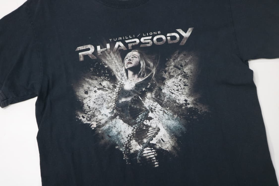 RHAPSODY 랩소디 2019 재팬 투어 빈티지 밴드 티셔츠 상품이미지4