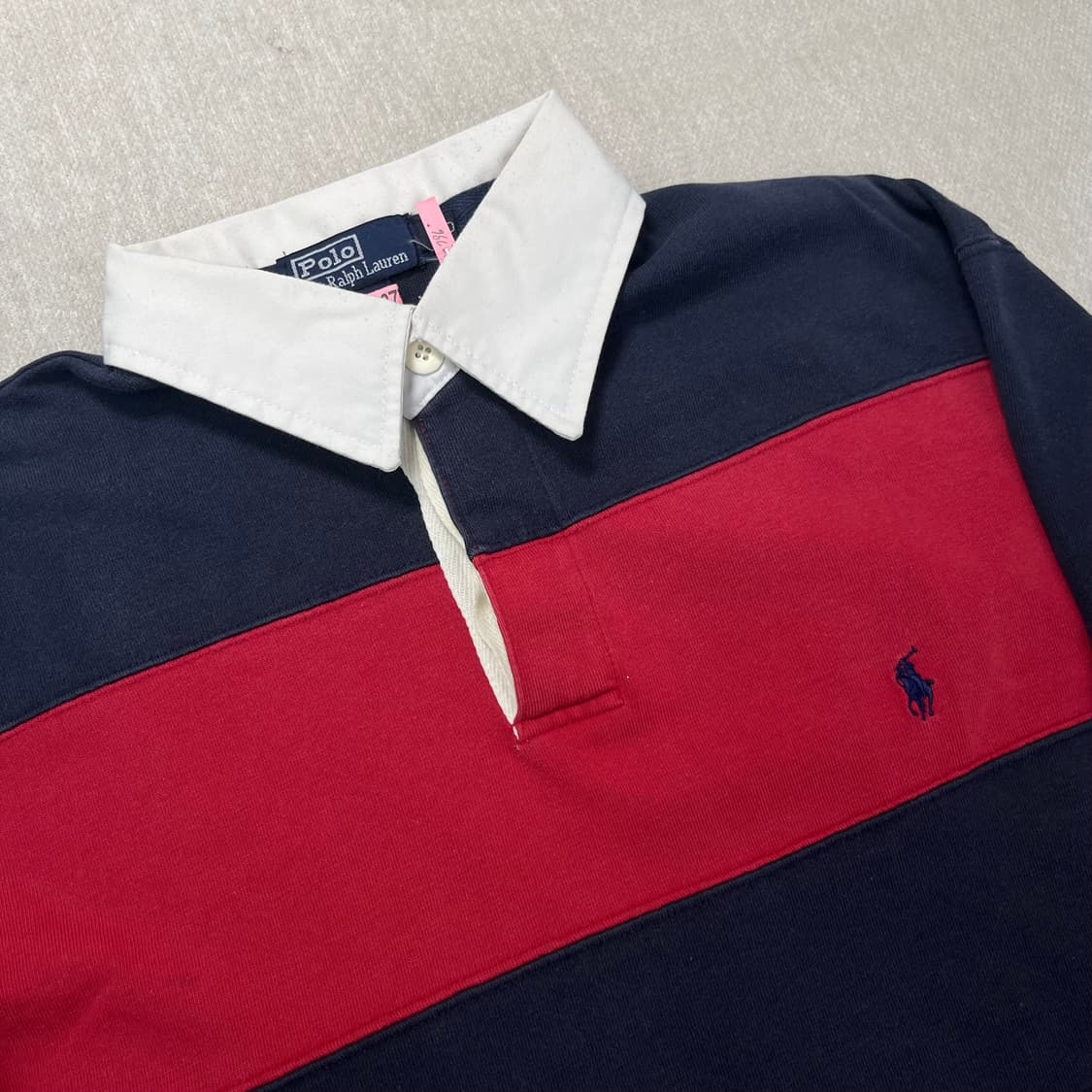100 폴로랄프로렌 스트라이프 럭비티 상품이미지2
