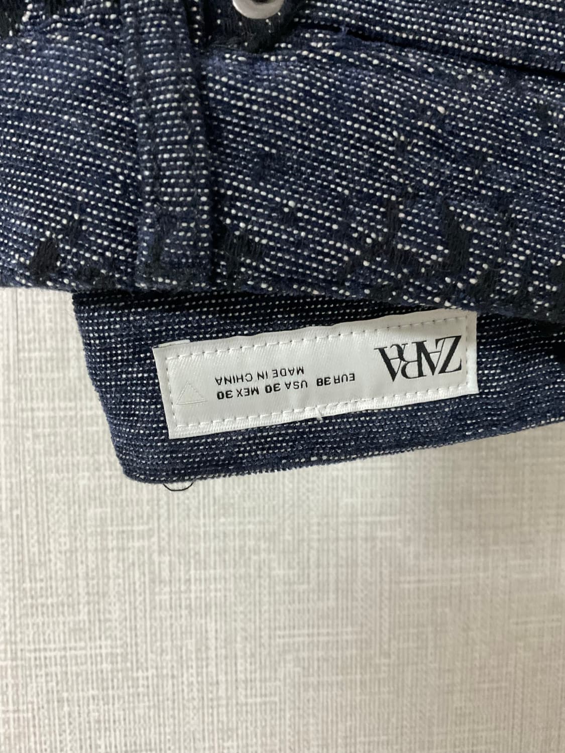 ZARA 자카드 패턴 데님 팬츠 상품이미지2